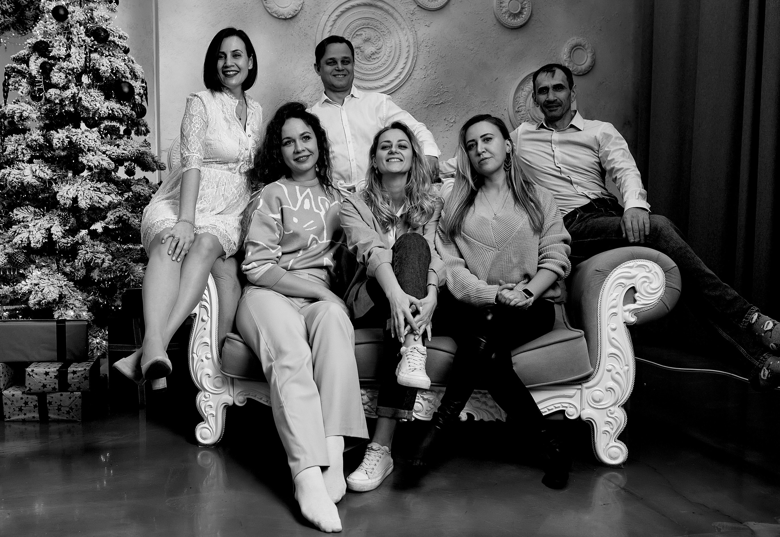 Групповые студийные портреты. Семейный и репортажной фотограф в Красноярске и Москве Виктор Бабинцев