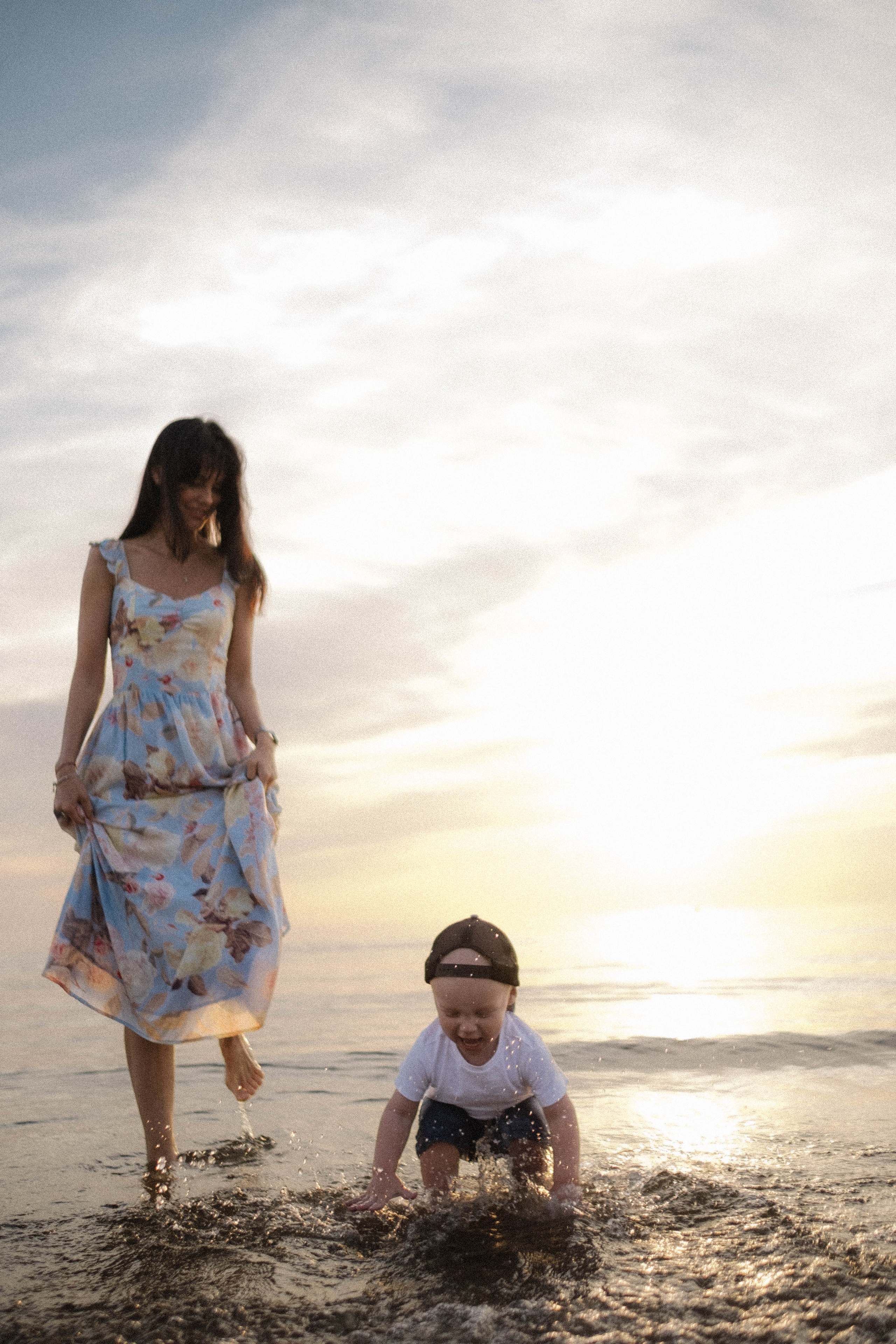 Лена и Герман закат. Семейный фотограф в Санкт-Петербурге Дарья Косянчук