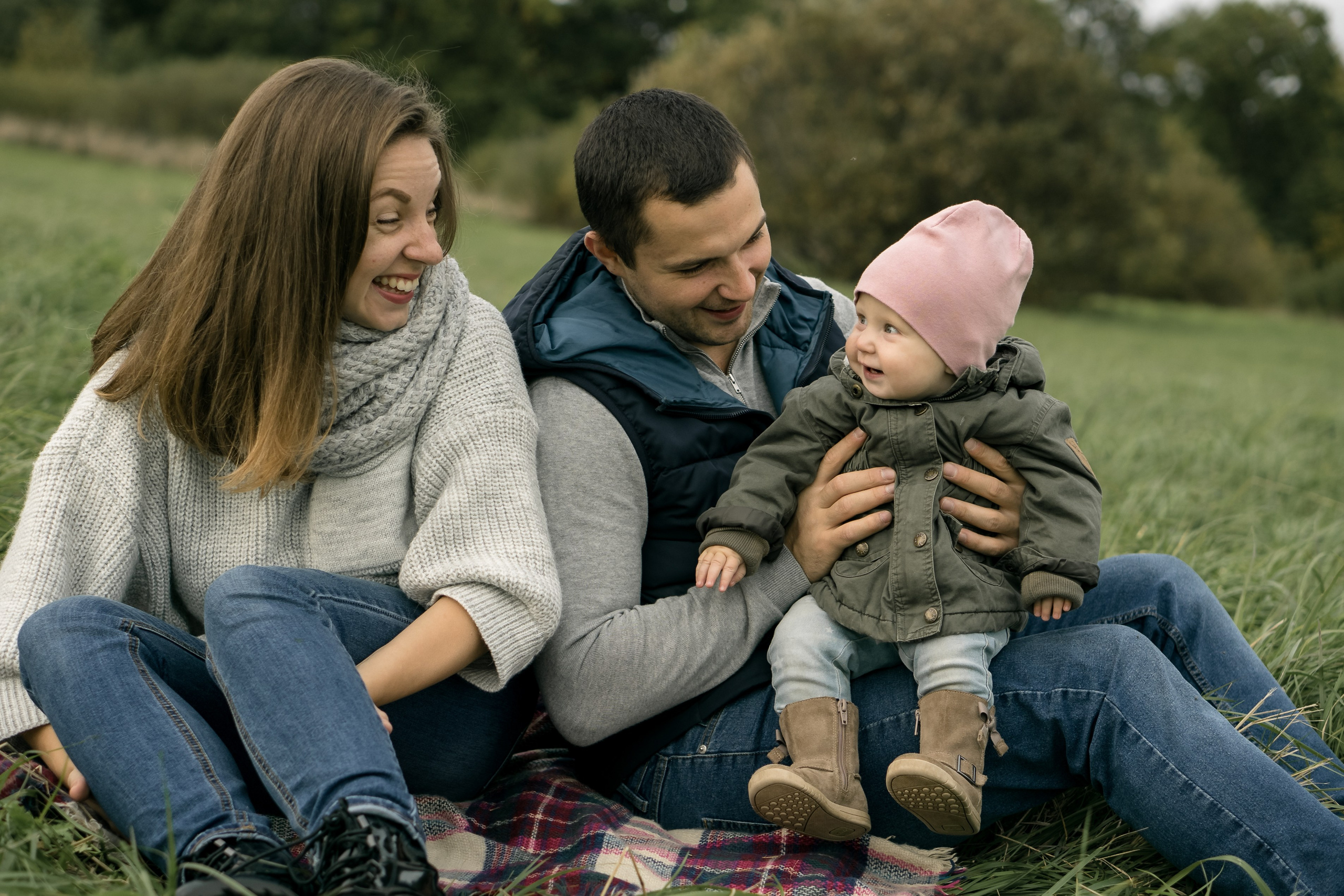 Семья Алеси и Ульяны на природе. Фотограф Ольга Игорева
