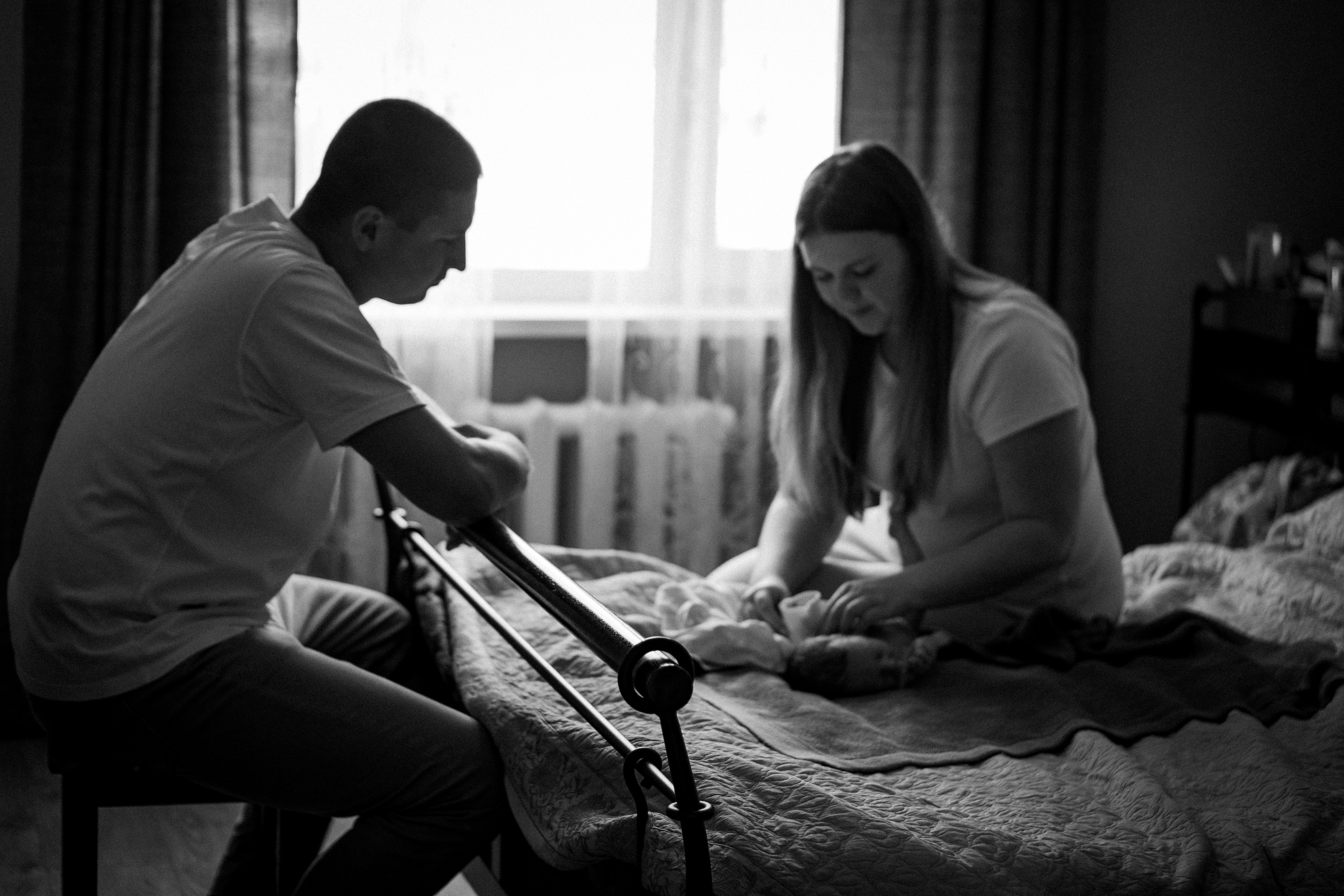 Петя с родителями, домашняя фотосессия. Фотограф Ольга Игорева