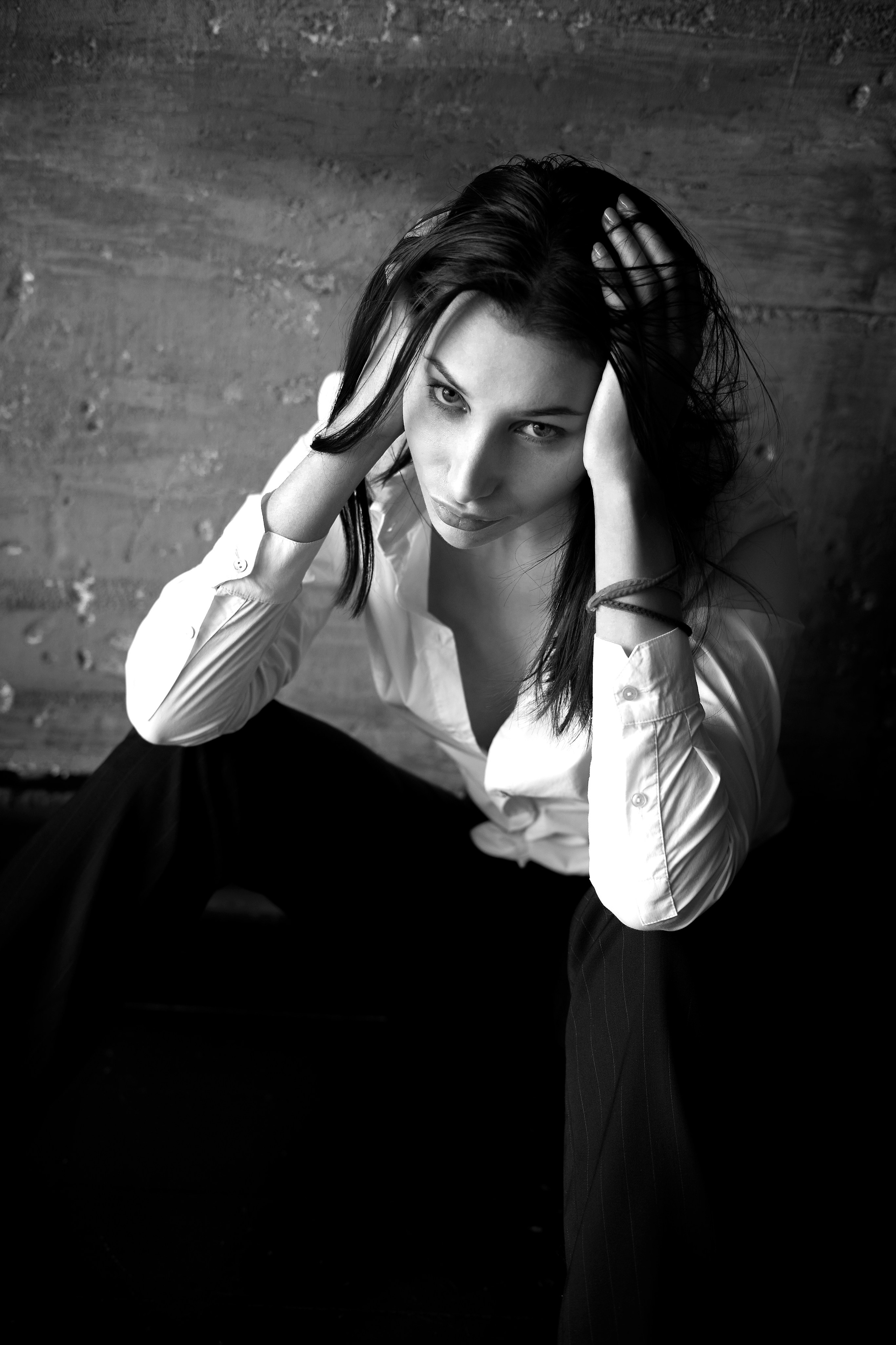 Характерный портрет в ч/б