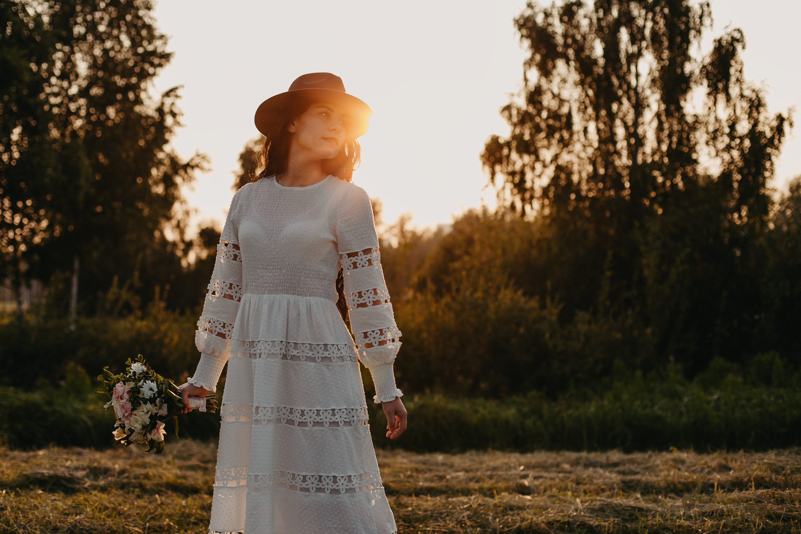 Свадебная лавстори на закате