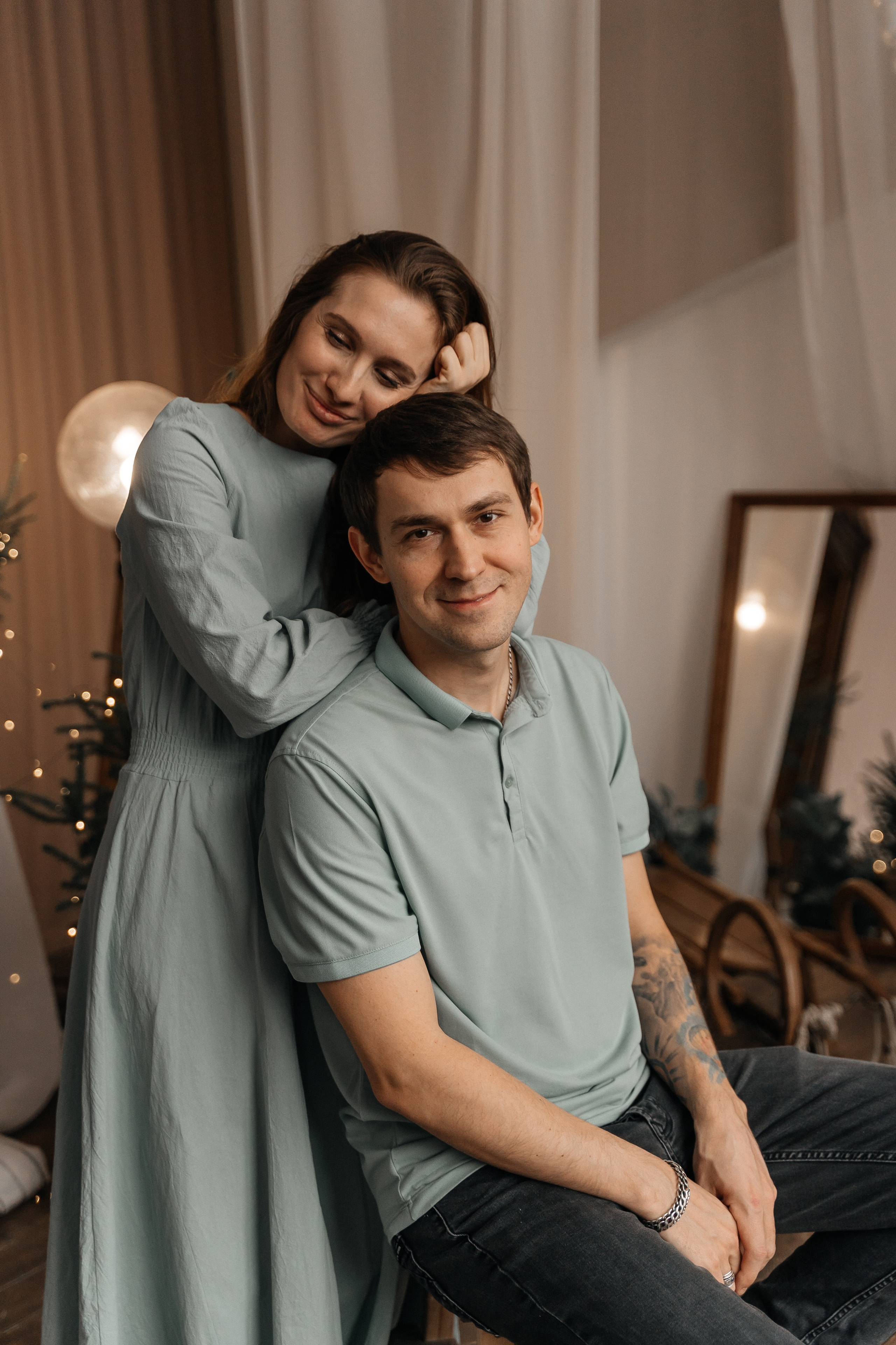 Серёжа, Аня и Василина. Волик Мария