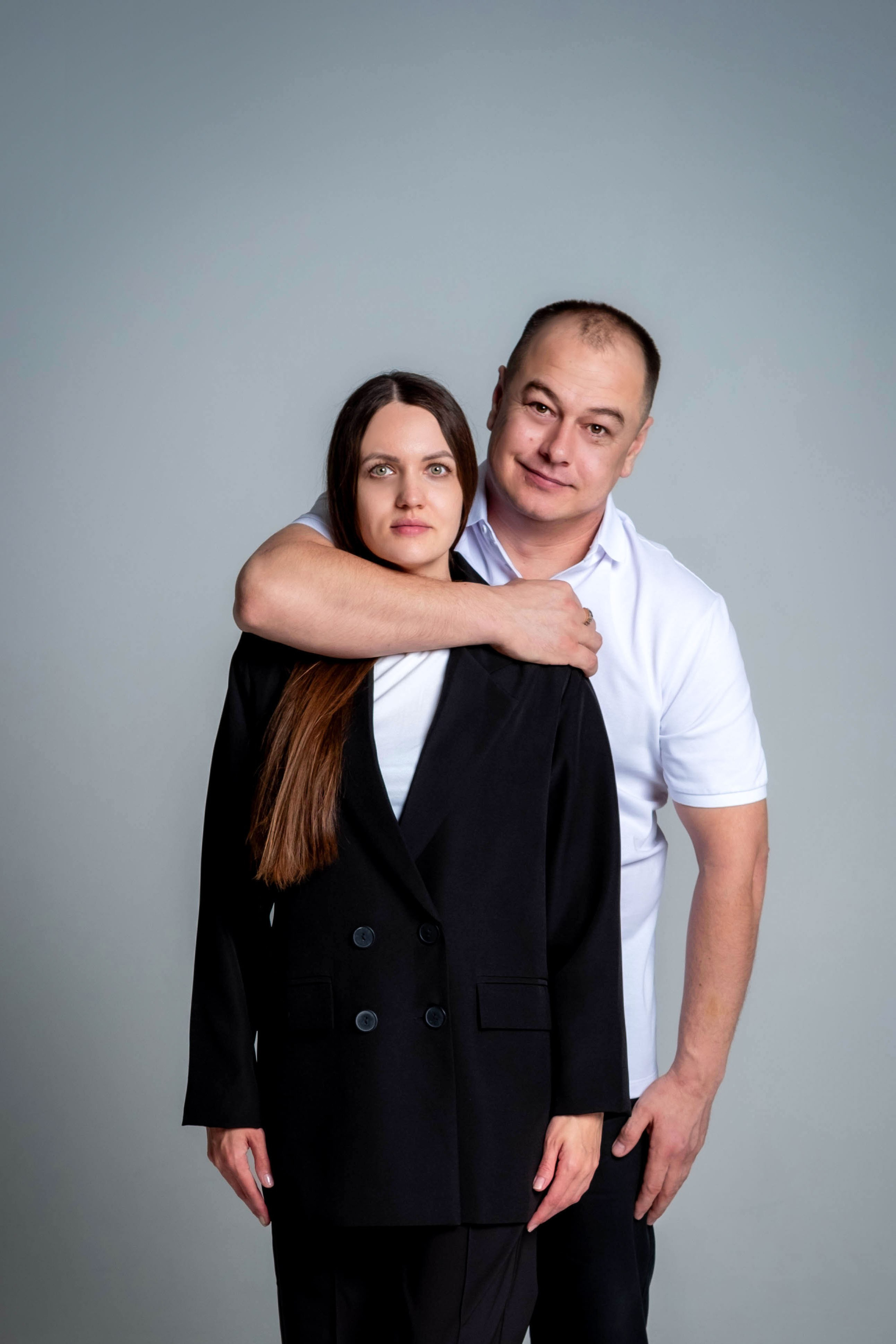 Семейная пара. Студийный, портретный, семейный фотограф Южно-Сахалинска Яна Радаева