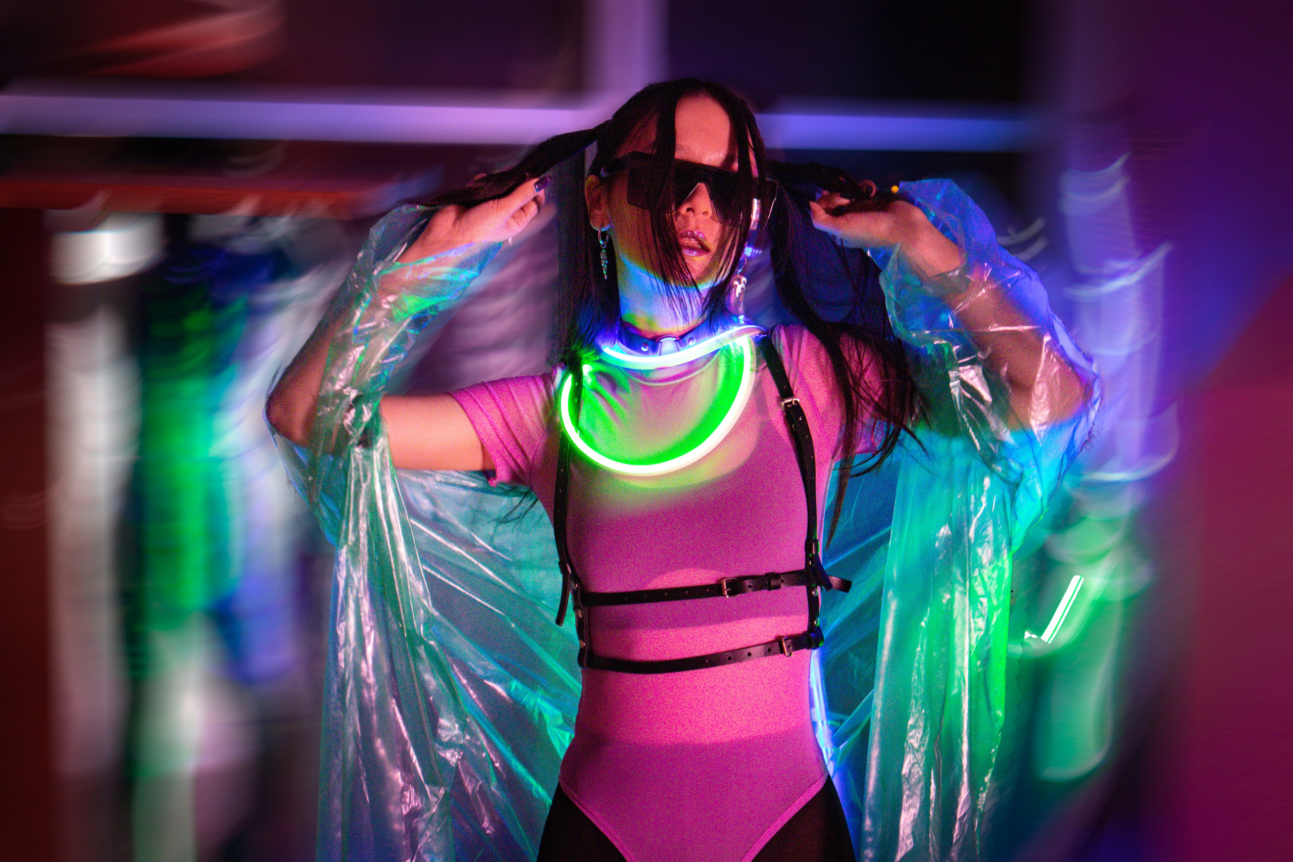 Фотосессия в стиле Киберпанк. Фотограф в Южно-Сахалинске Гусаков Евгений