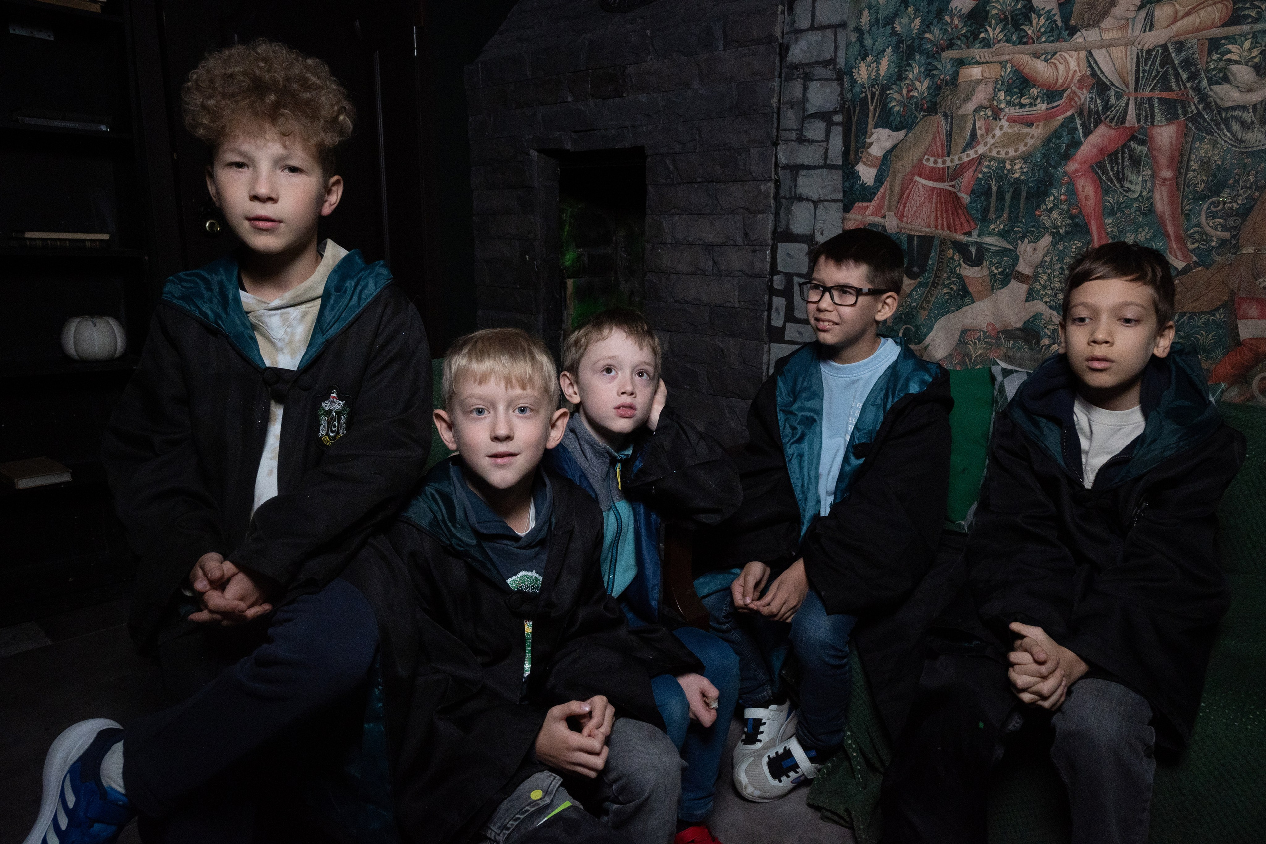 День рождения ребенка в «Подземелье Слизерин». Фотограф мероприятий в Москве