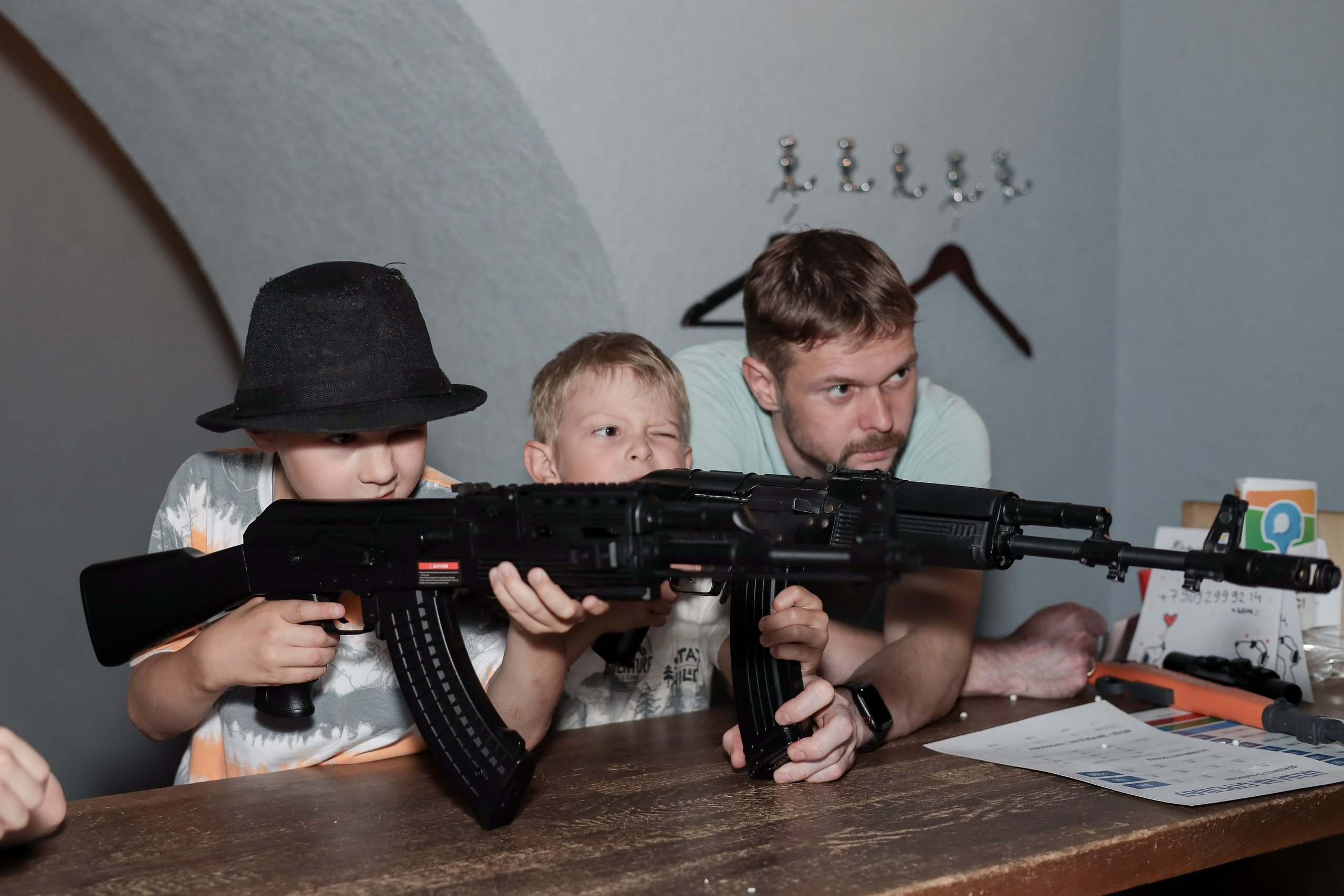 День рождение в стрелковом клубе. Фотограф Надршина Лилия