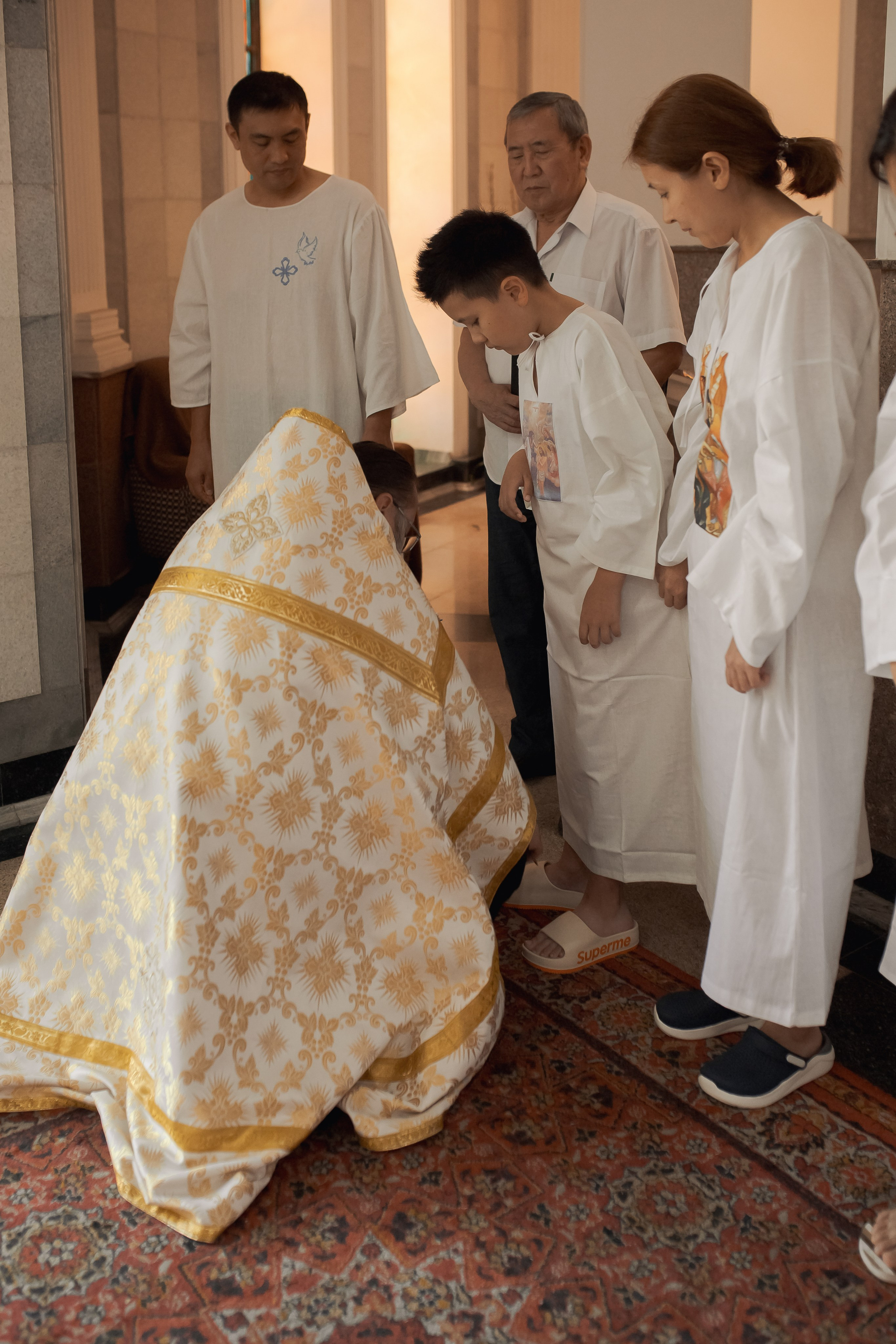 Крещение всей семьи. Фотограф на Крещение и Венчание в Ташкенте