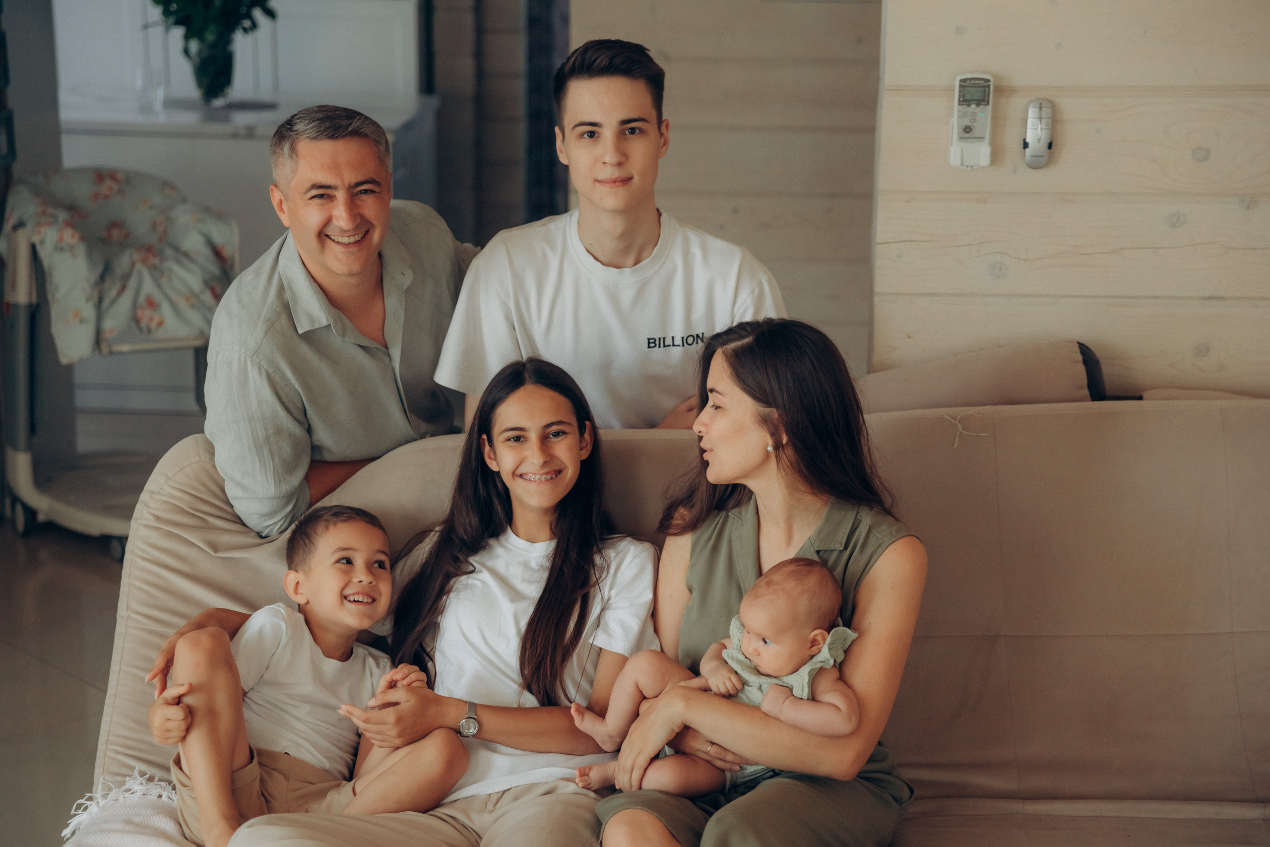 Домашняя фотосессия. Семейный фотограф, фотограф новорожденных в Москве, Анастасия Федяева