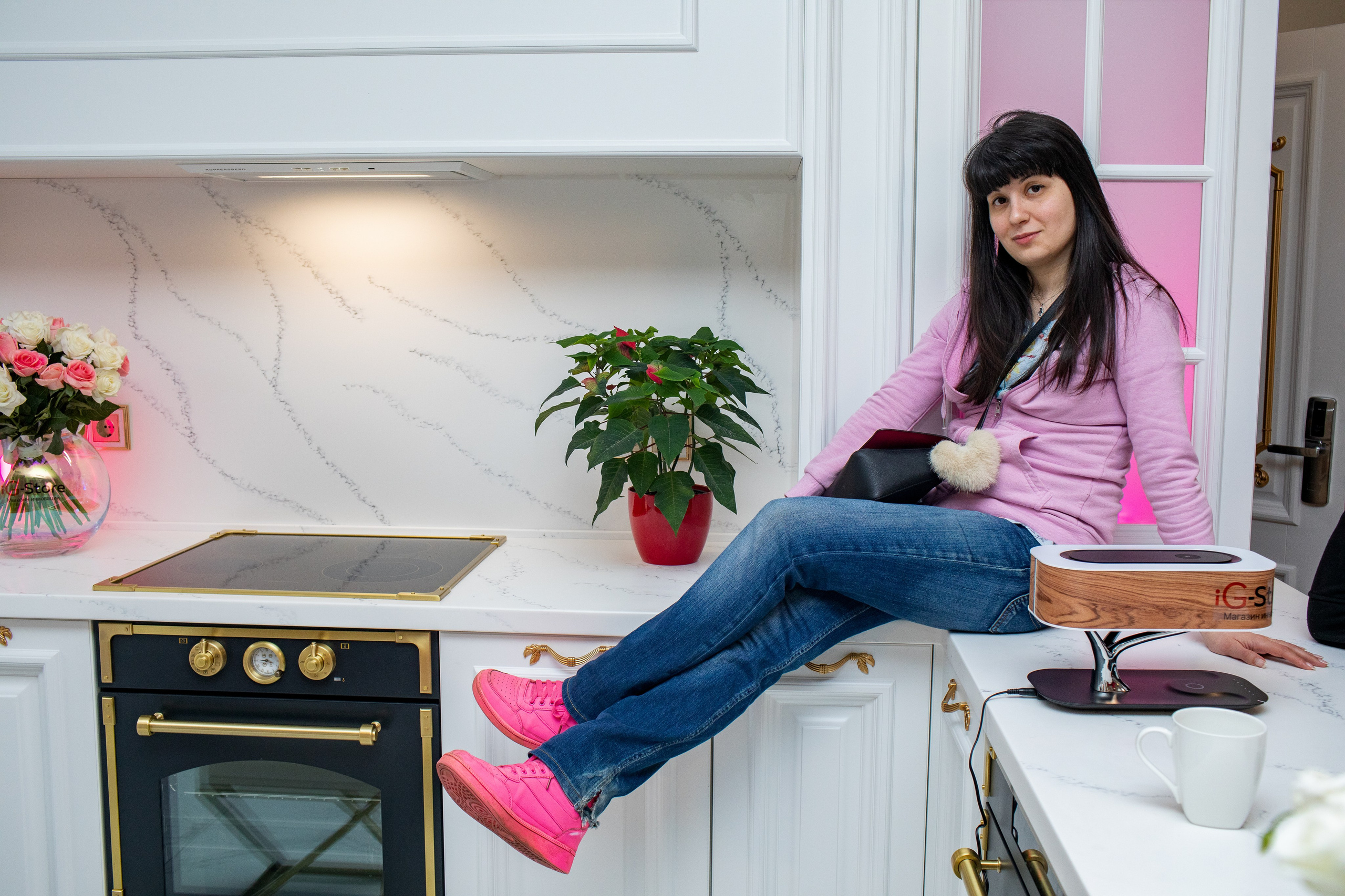 Съемка клипа Анни Калашниковой «Не ври мне в Риме». Art photographer Nino