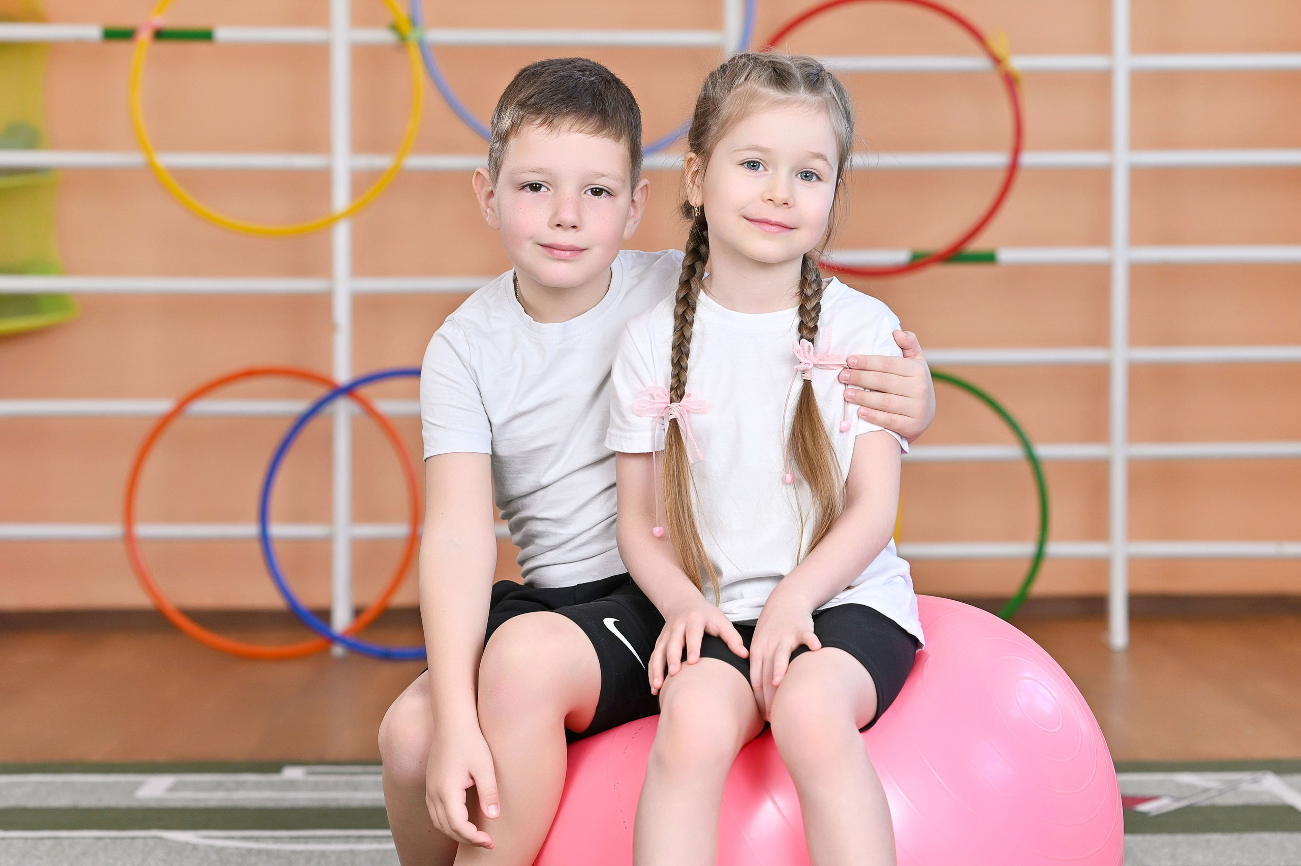 Детский сад на физкультуре. Семейный фотограф в г. Воскресенск Наталия Молева
