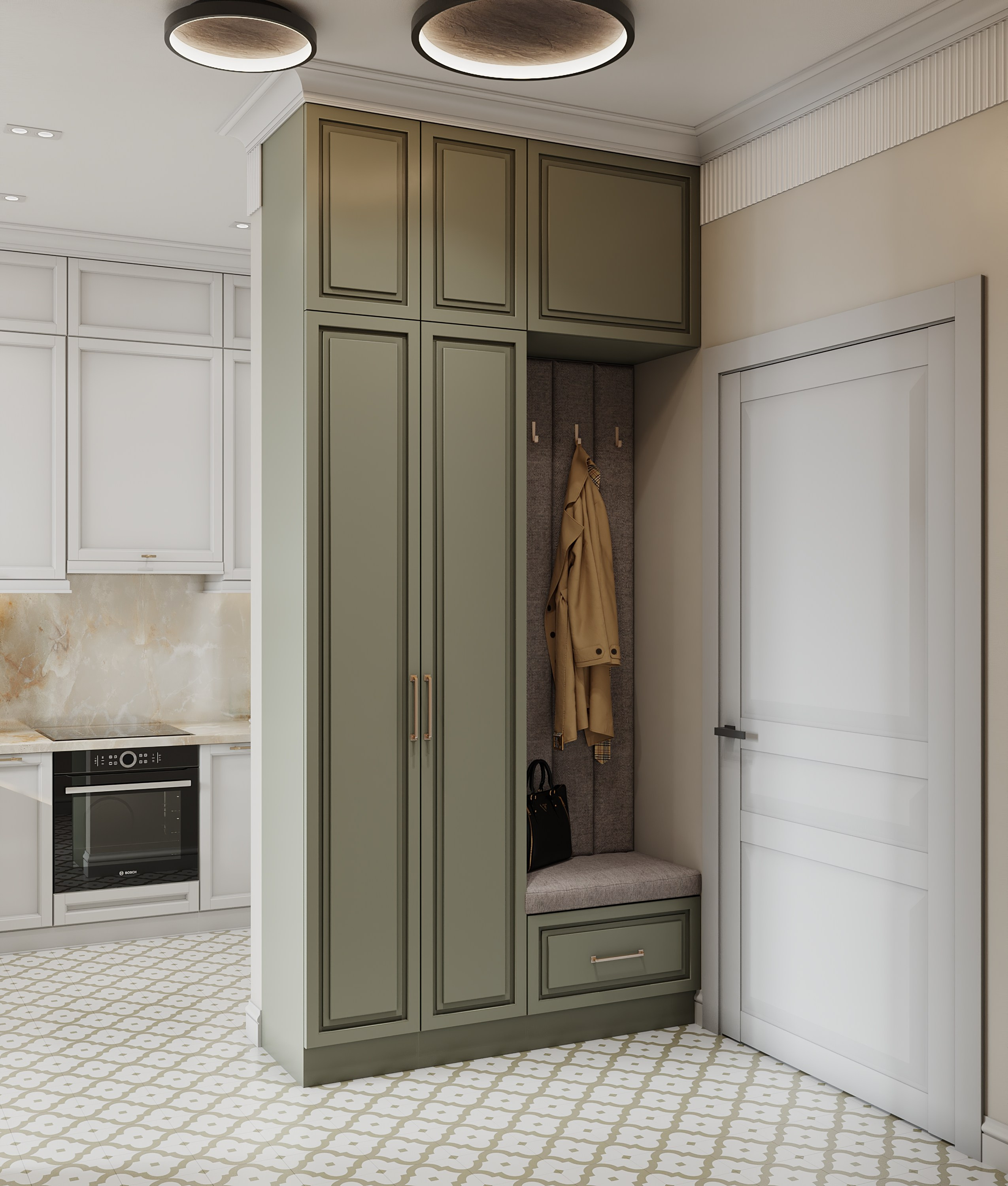 Москва, Фестивальная. Modern Muf студия дизайна интерьера