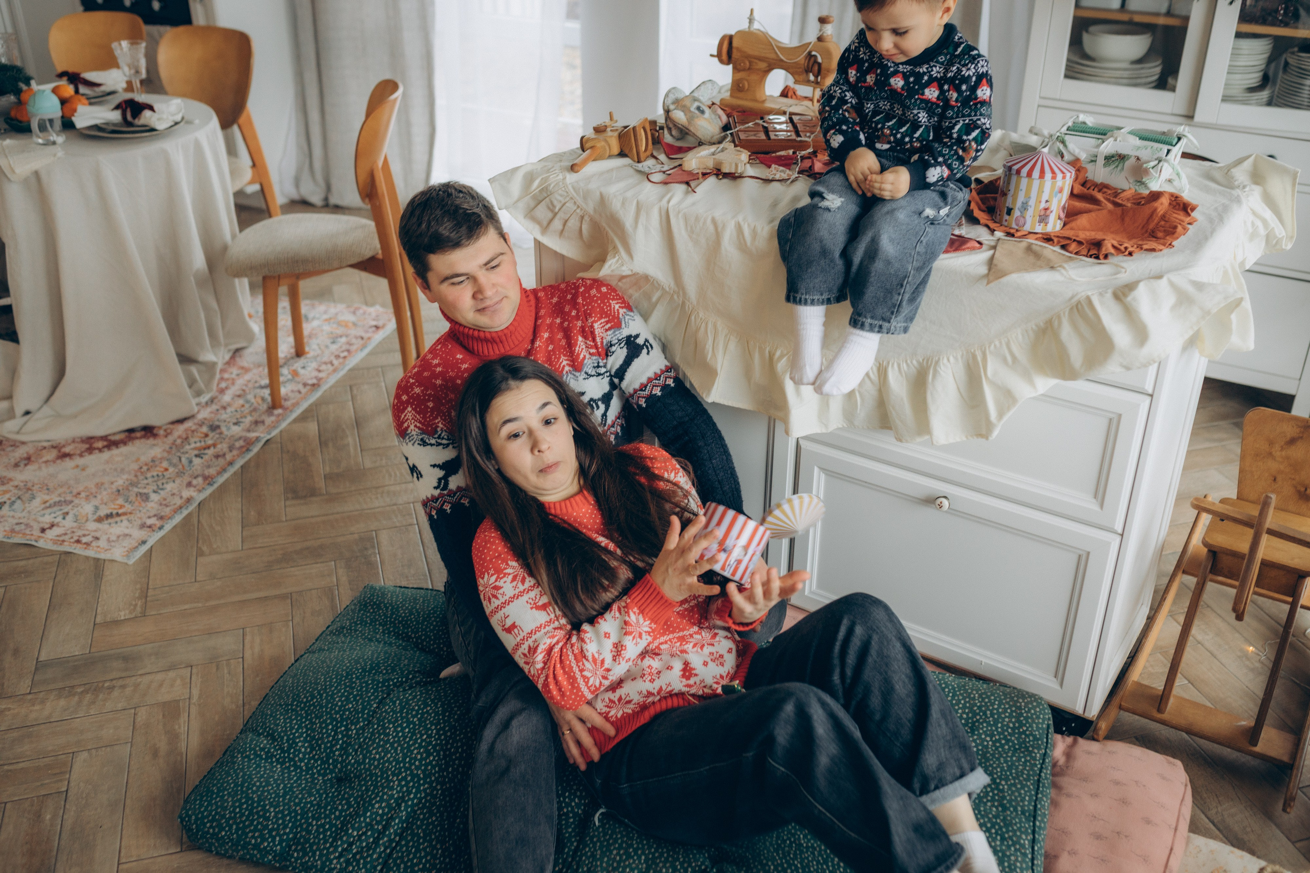 Софья, Сергей и Петя. Семейный фотограф и фотограф на роды в Ростове-на-Дону Мухина Виктория