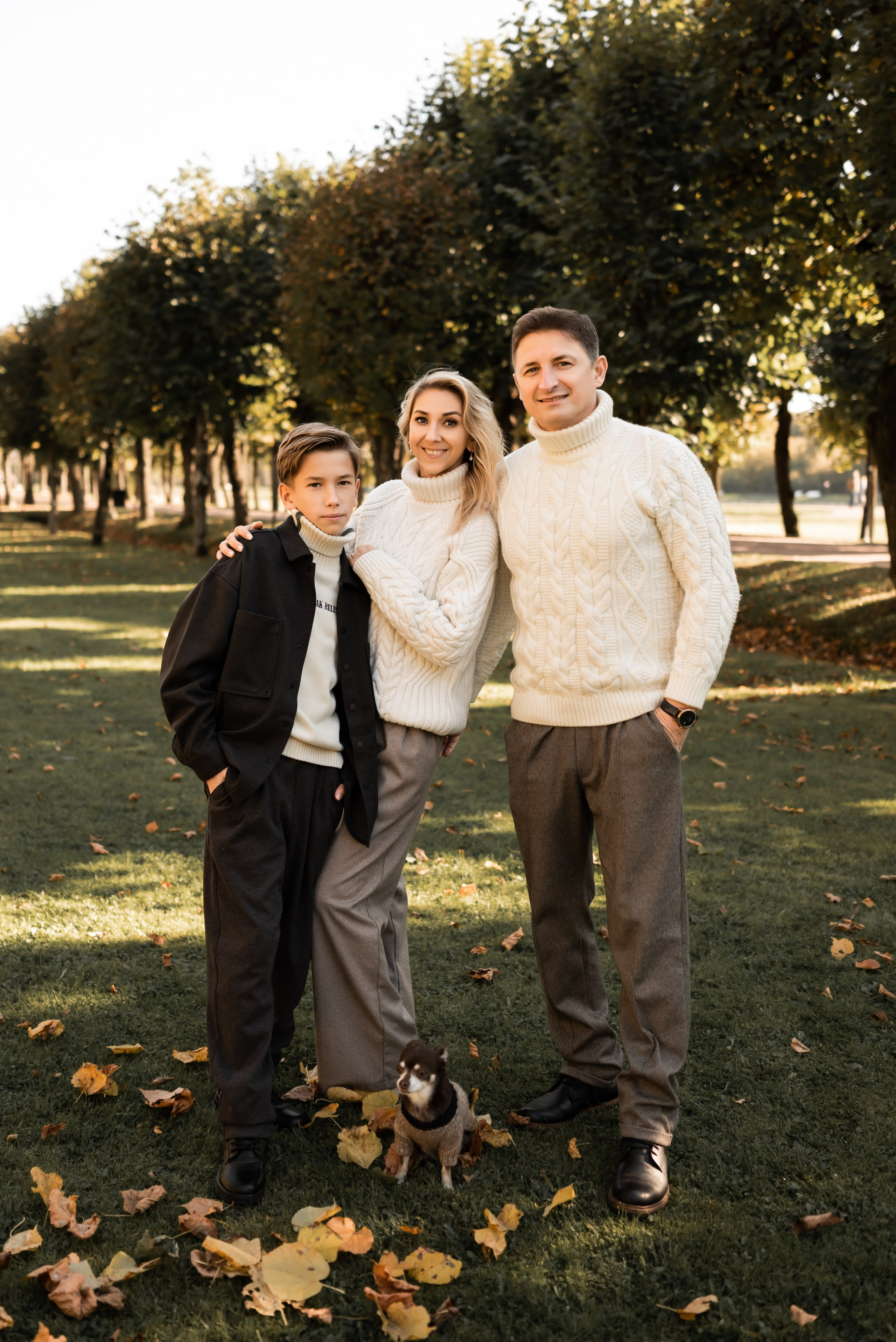 Осенняя прогулка в парке Кусково. Фотограф Ксения Огородова портфолио