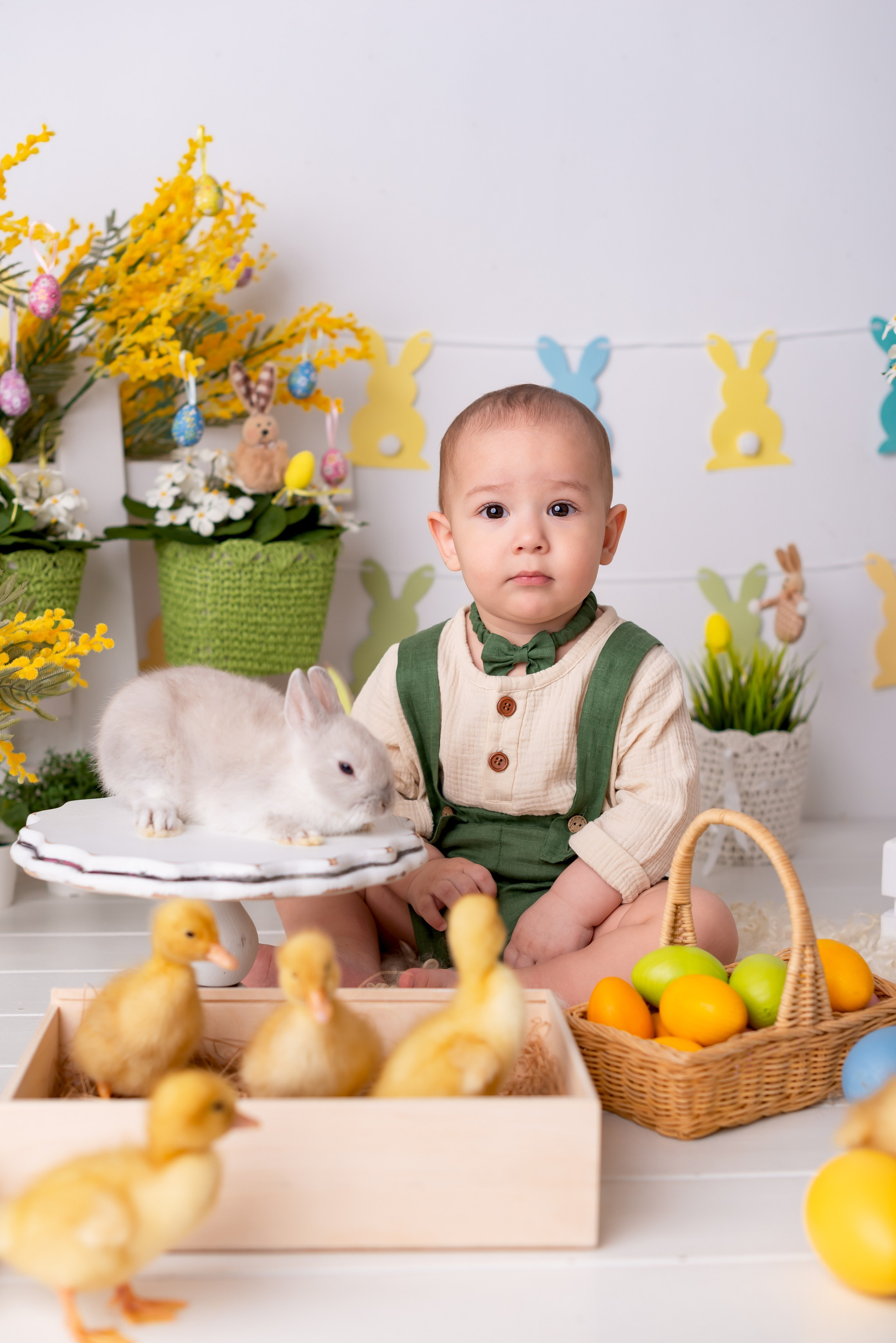 Пасхальная фотосессия малыша. Детская фотостудия «Мандаринка» | Детский фотограф Краснодар