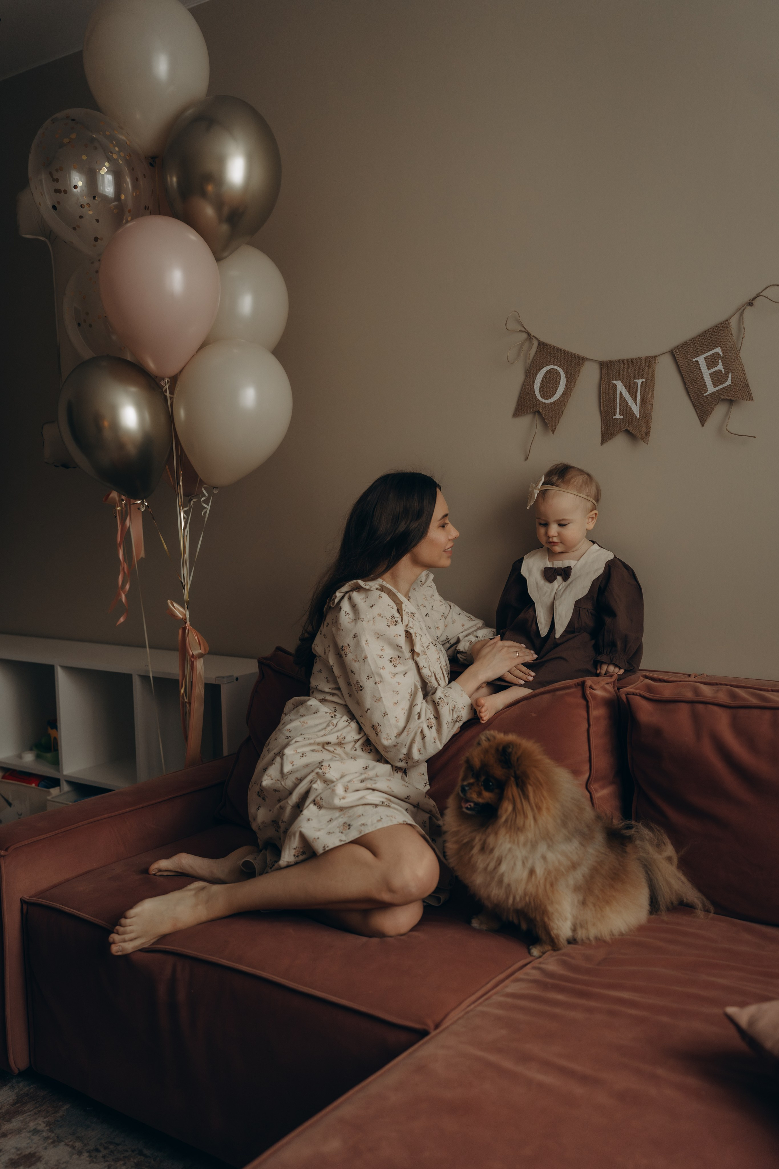 Первый день рождения. Семейный фотограф Москва. Фотограф беременности и материнства Москва