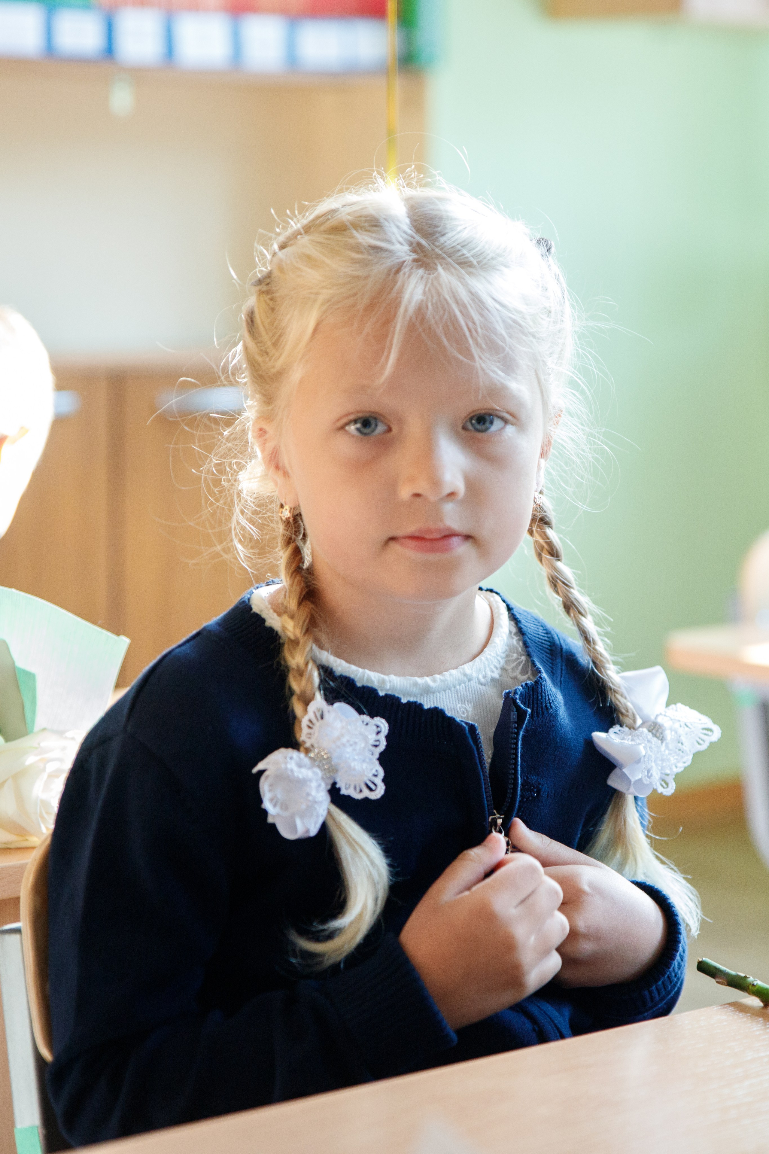 Репортажная съемка первого сентября для первоклассников. Семейный и школьный фотограф в Москве Анна Ткач