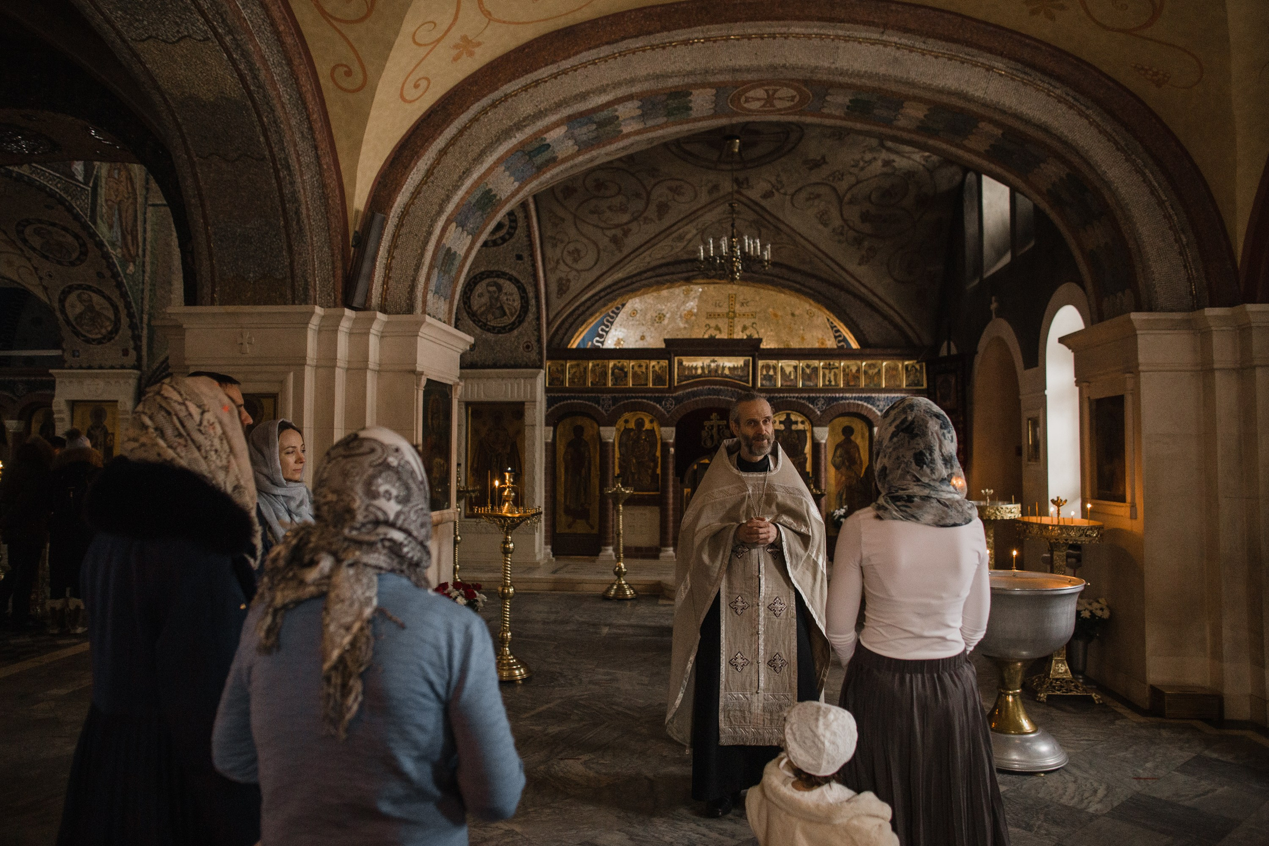 Крещение. Репортажный и свадебный фотограф в Москве Лена Таращенко