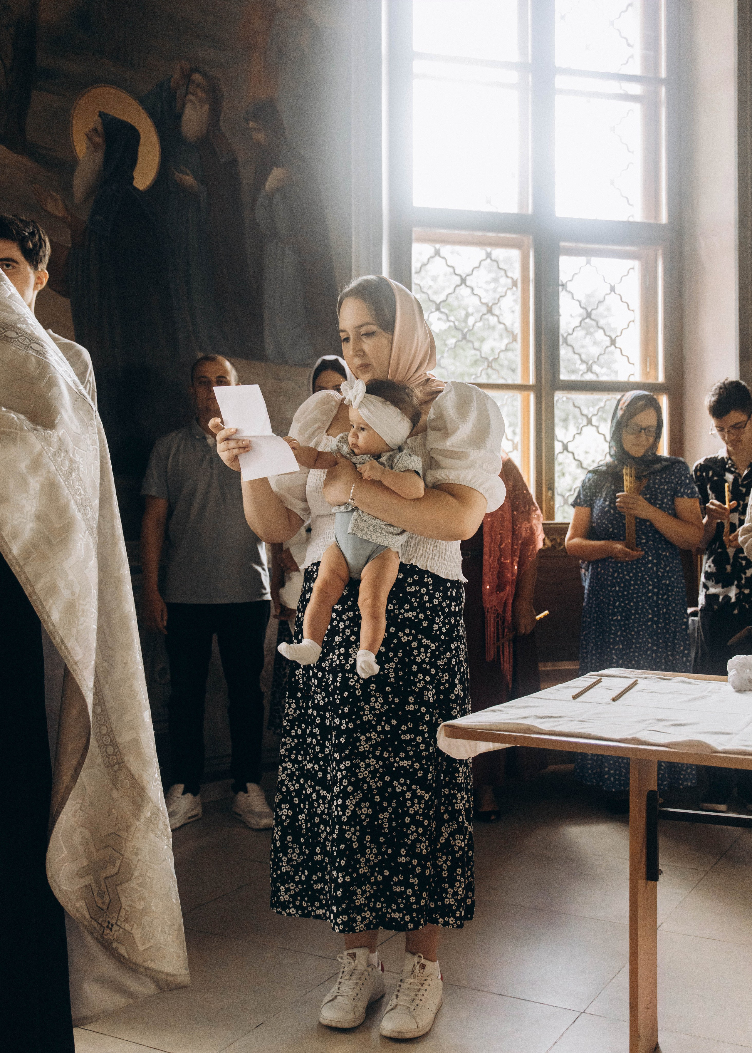 КРЕЩЕНИЕ. Фотосессия новорожденных в Москве и Московской области