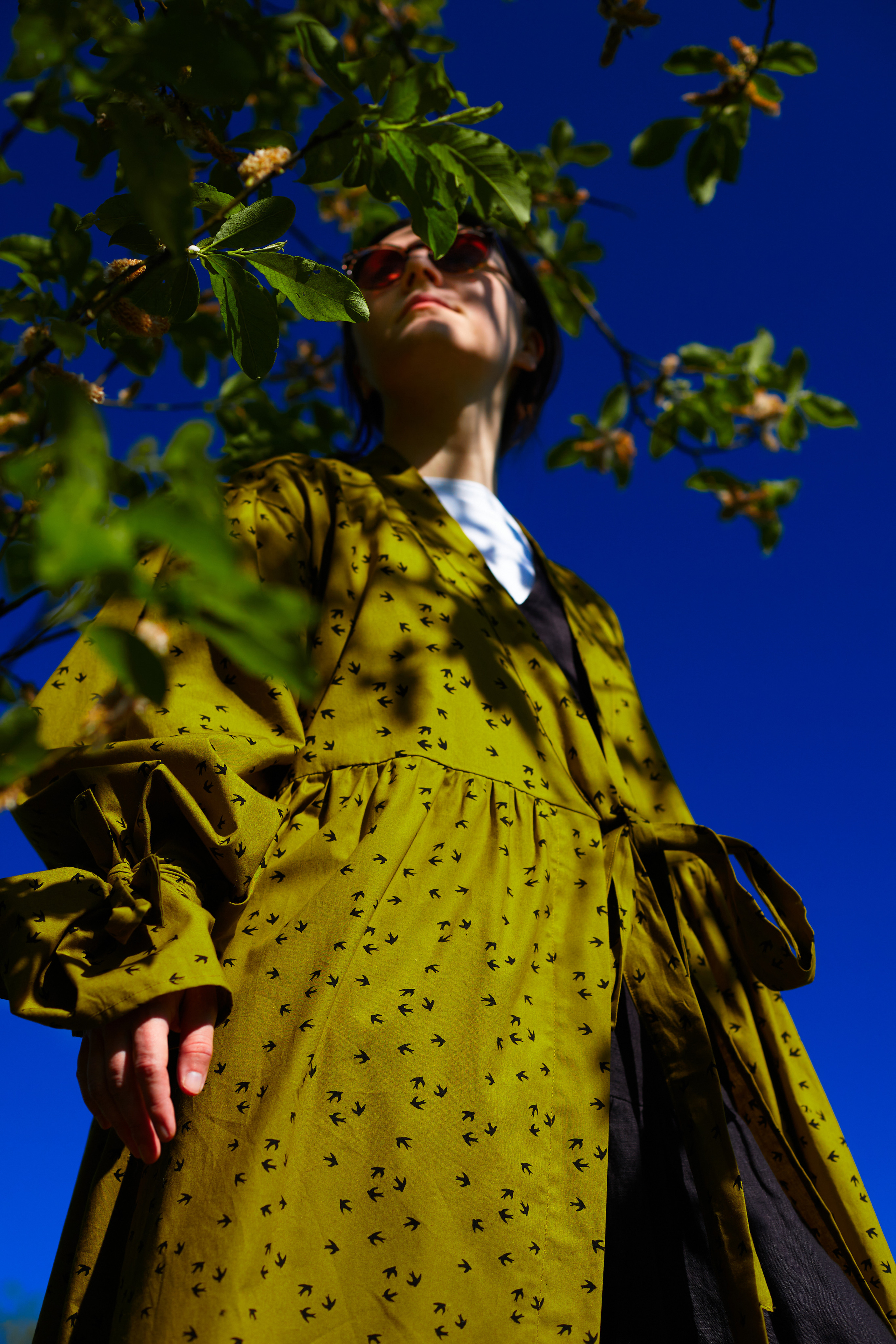 Женское платье с запахом. Одежда из Санкт-Петербурга СИНИОКО