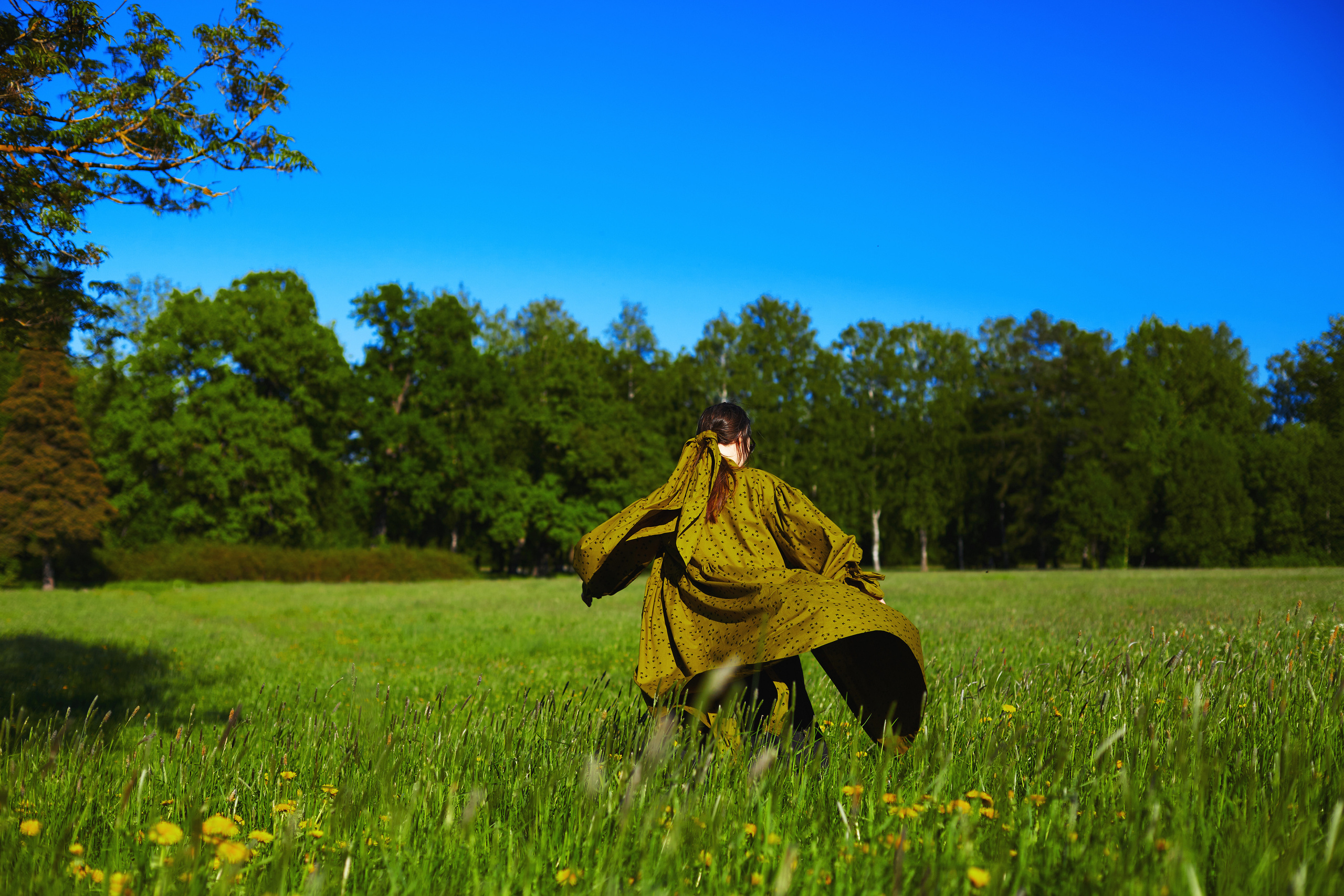 Женское платье с запахом. Одежда из Санкт-Петербурга СИНИОКО