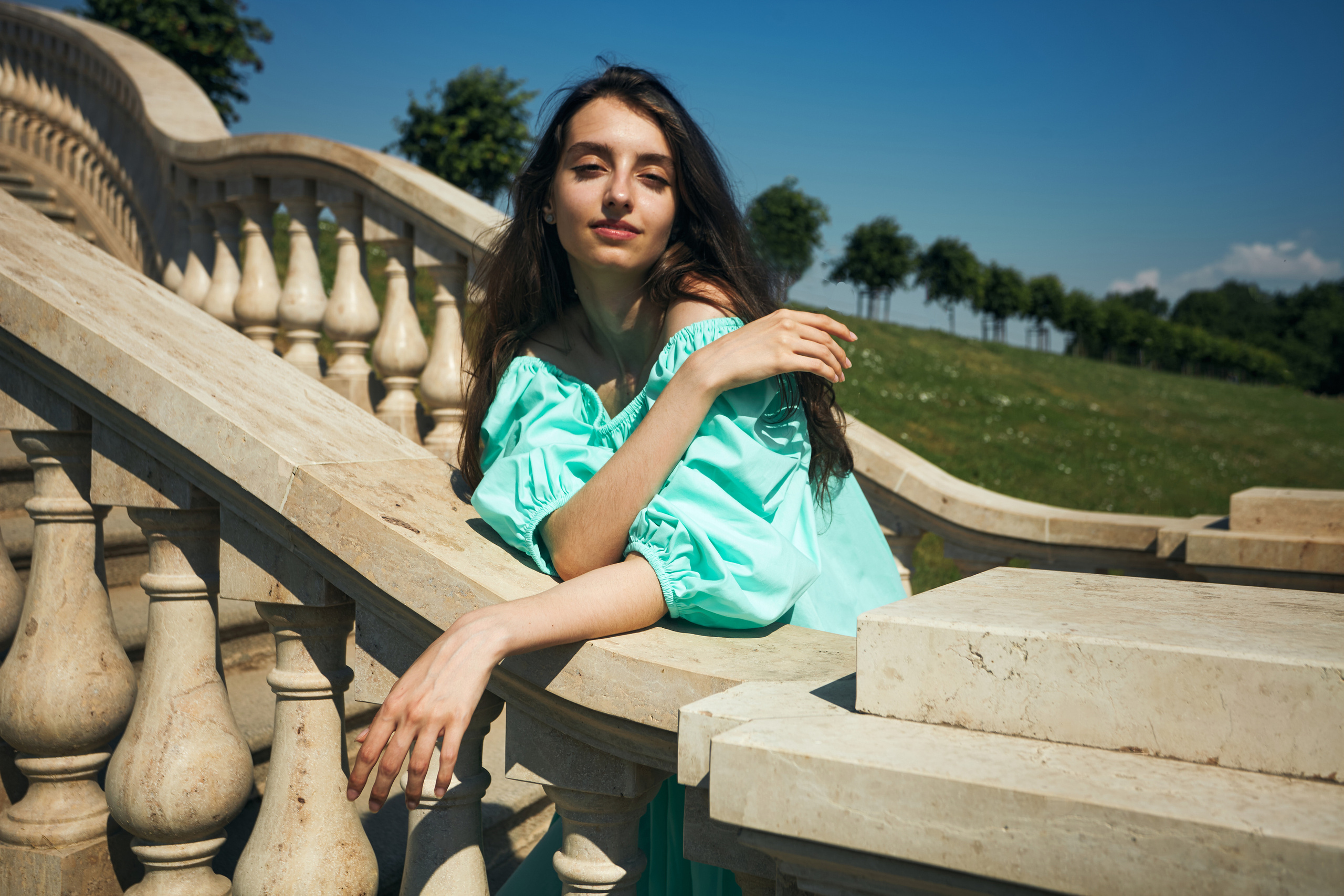 День в Петергофе. Одежда из Санкт-Петербурга СИНИОКО