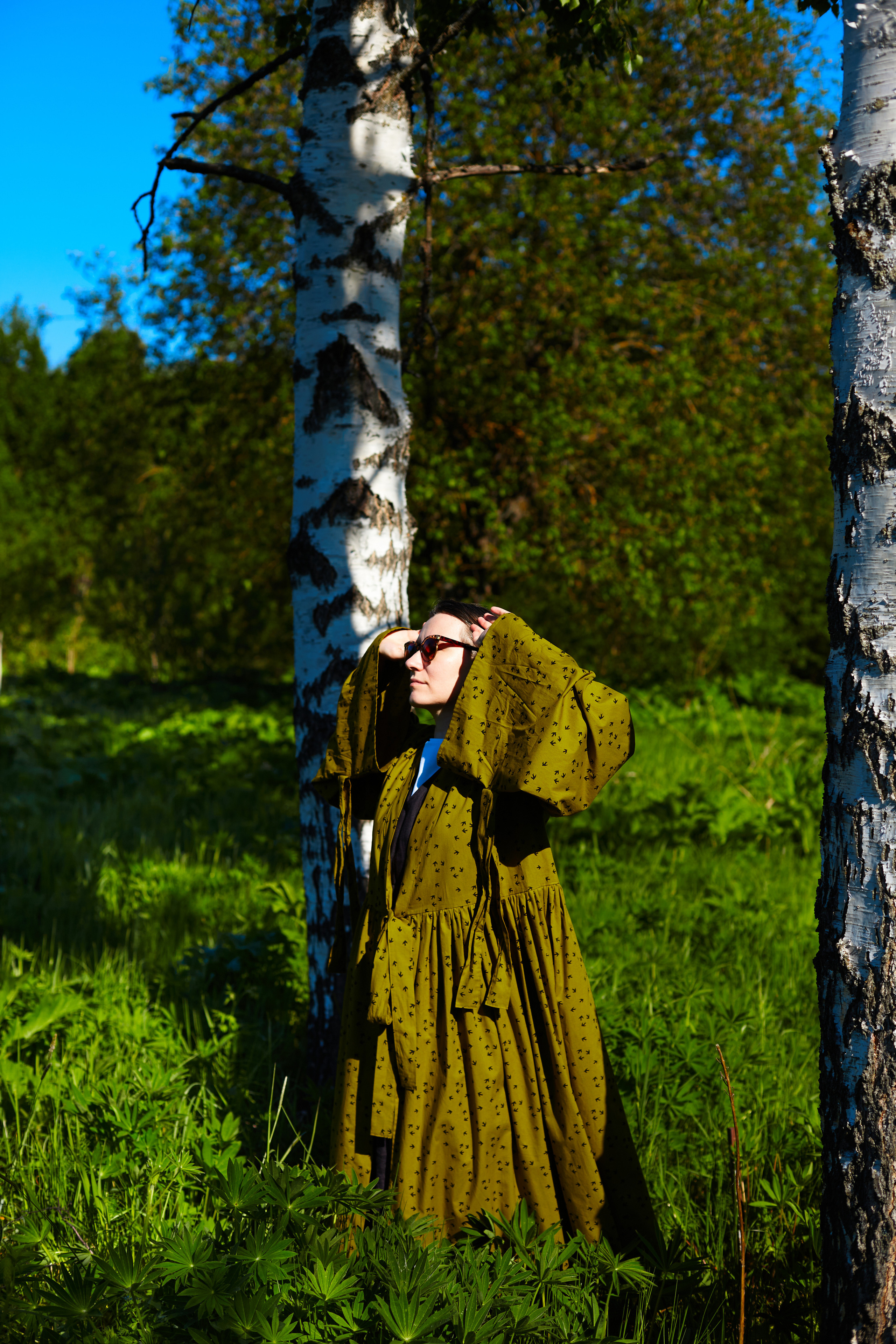 Женское платье с запахом. Одежда из Санкт-Петербурга СИНИОКО