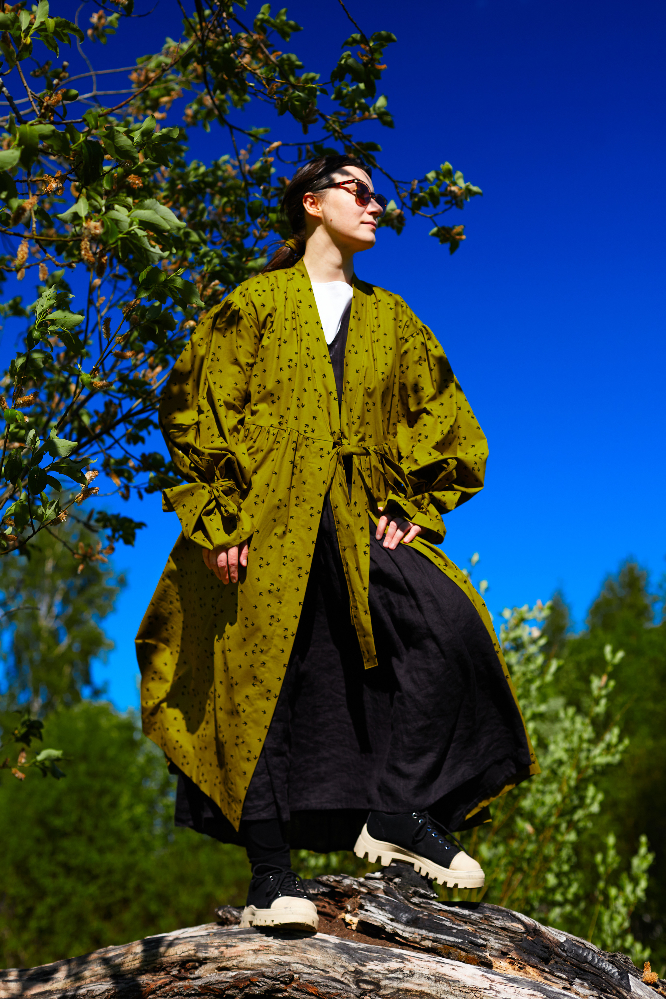 Женское платье с запахом. Одежда из Санкт-Петербурга СИНИОКО