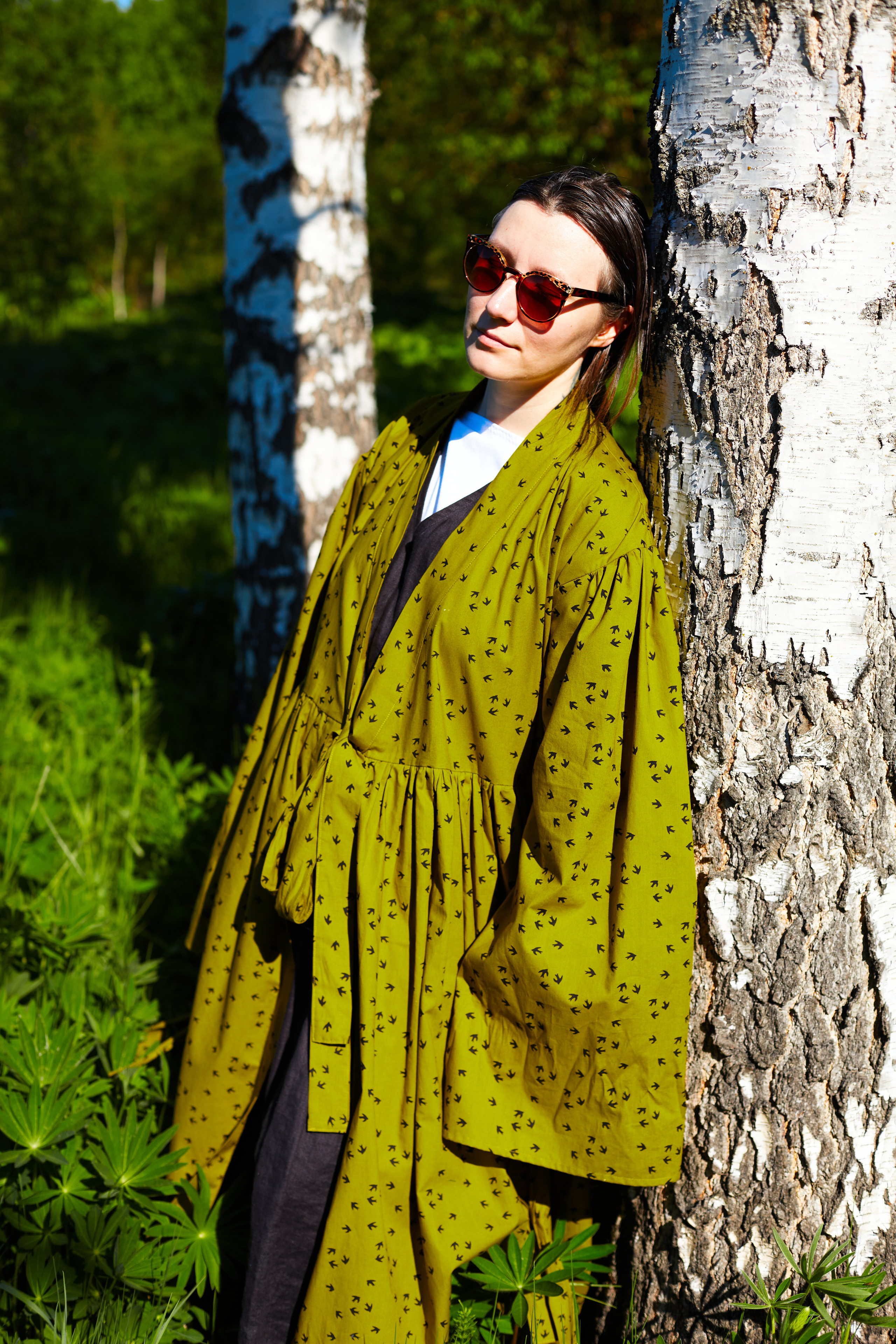 Женское платье с запахом. Одежда из Санкт-Петербурга СИНИОКО