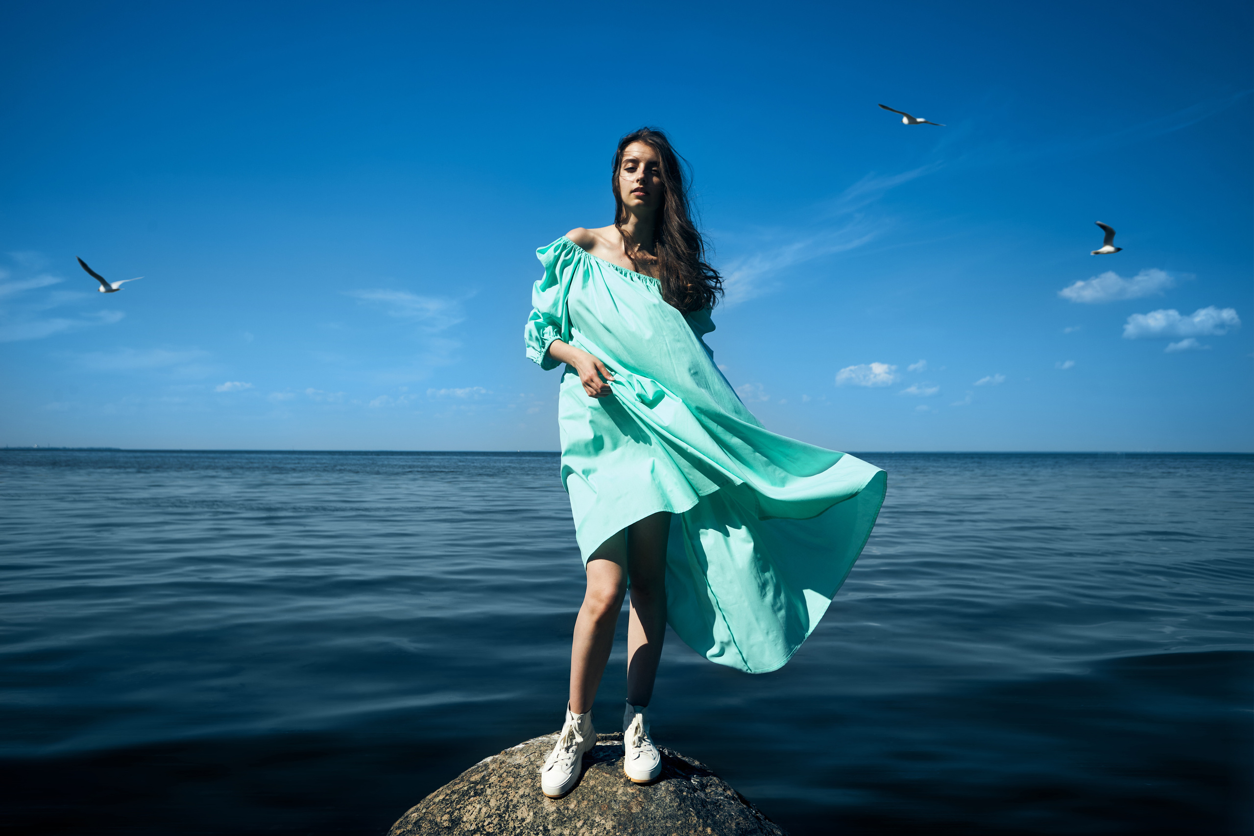 День в Петергофе. Одежда из Санкт-Петербурга СИНИОКО