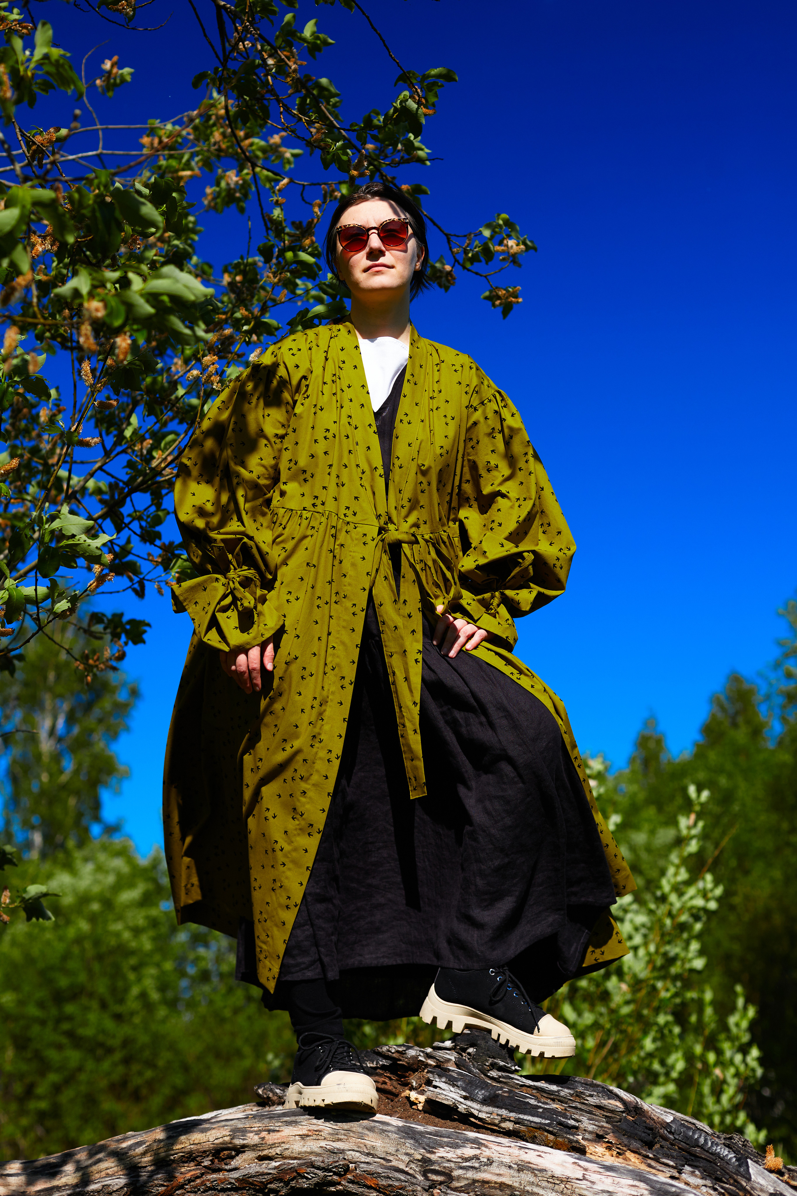 Женское платье с запахом. Одежда из Санкт-Петербурга СИНИОКО