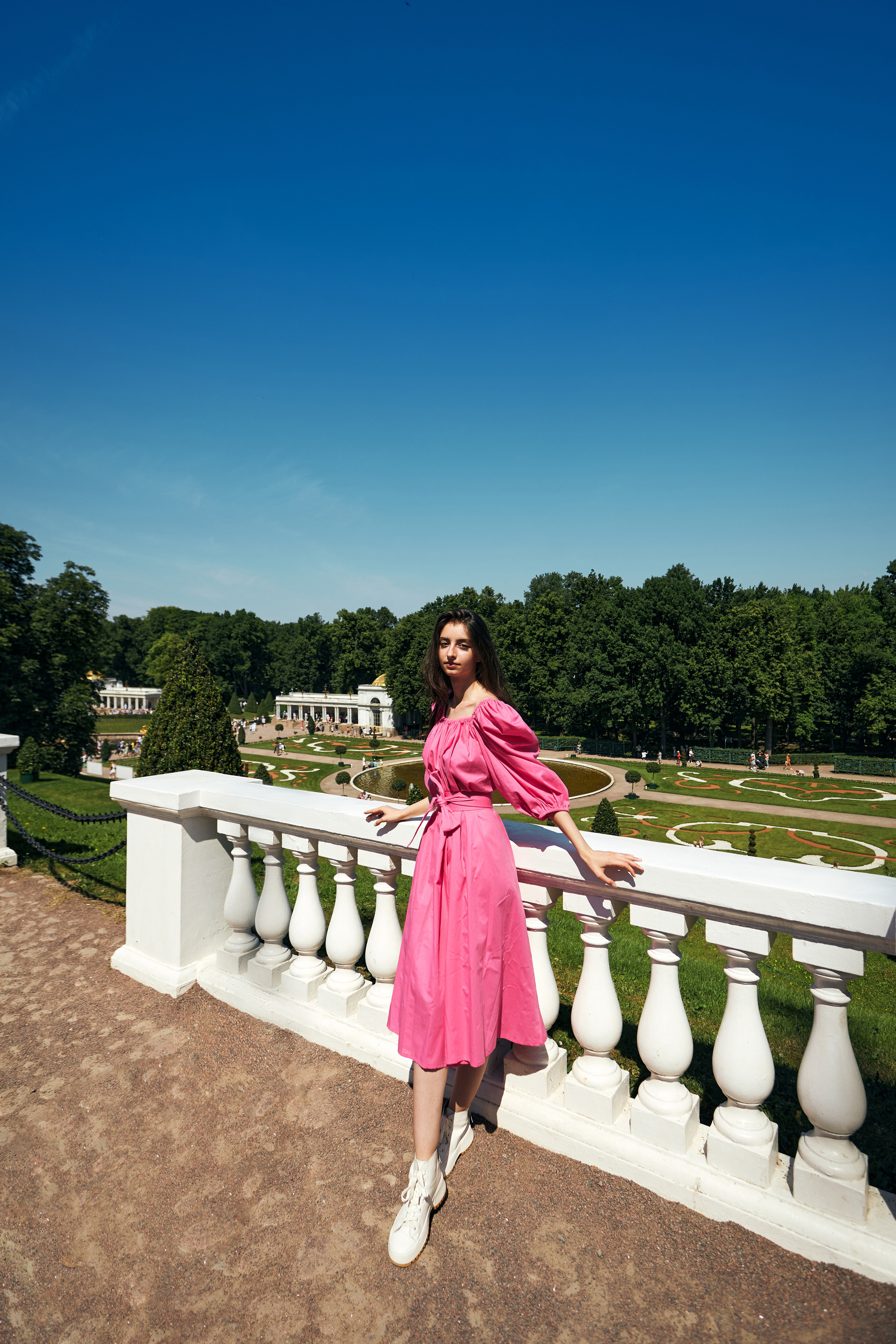 День в Петергофе. Одежда из Санкт-Петербурга СИНИОКО