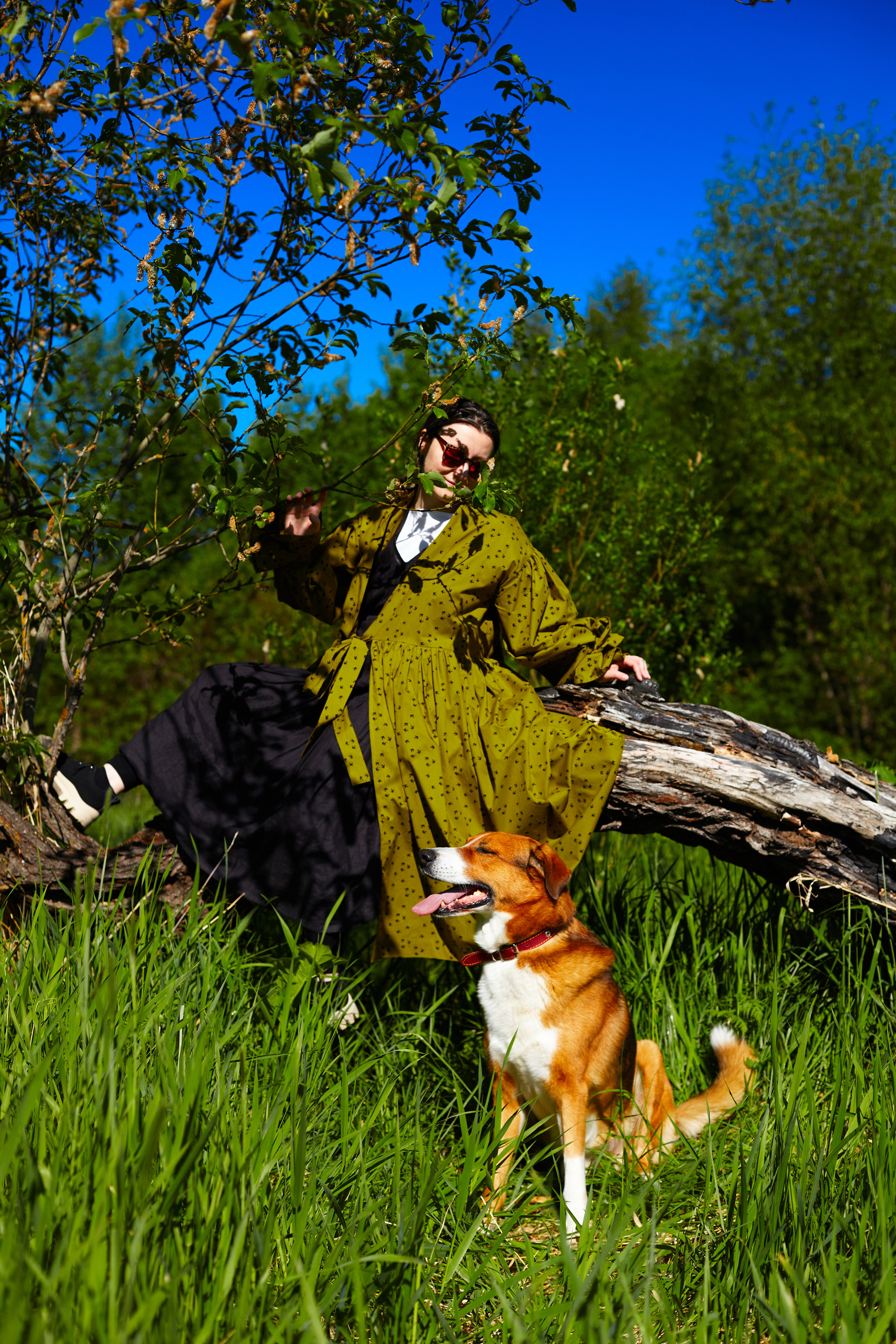 Женское платье с запахом. Одежда из Санкт-Петербурга СИНИОКО