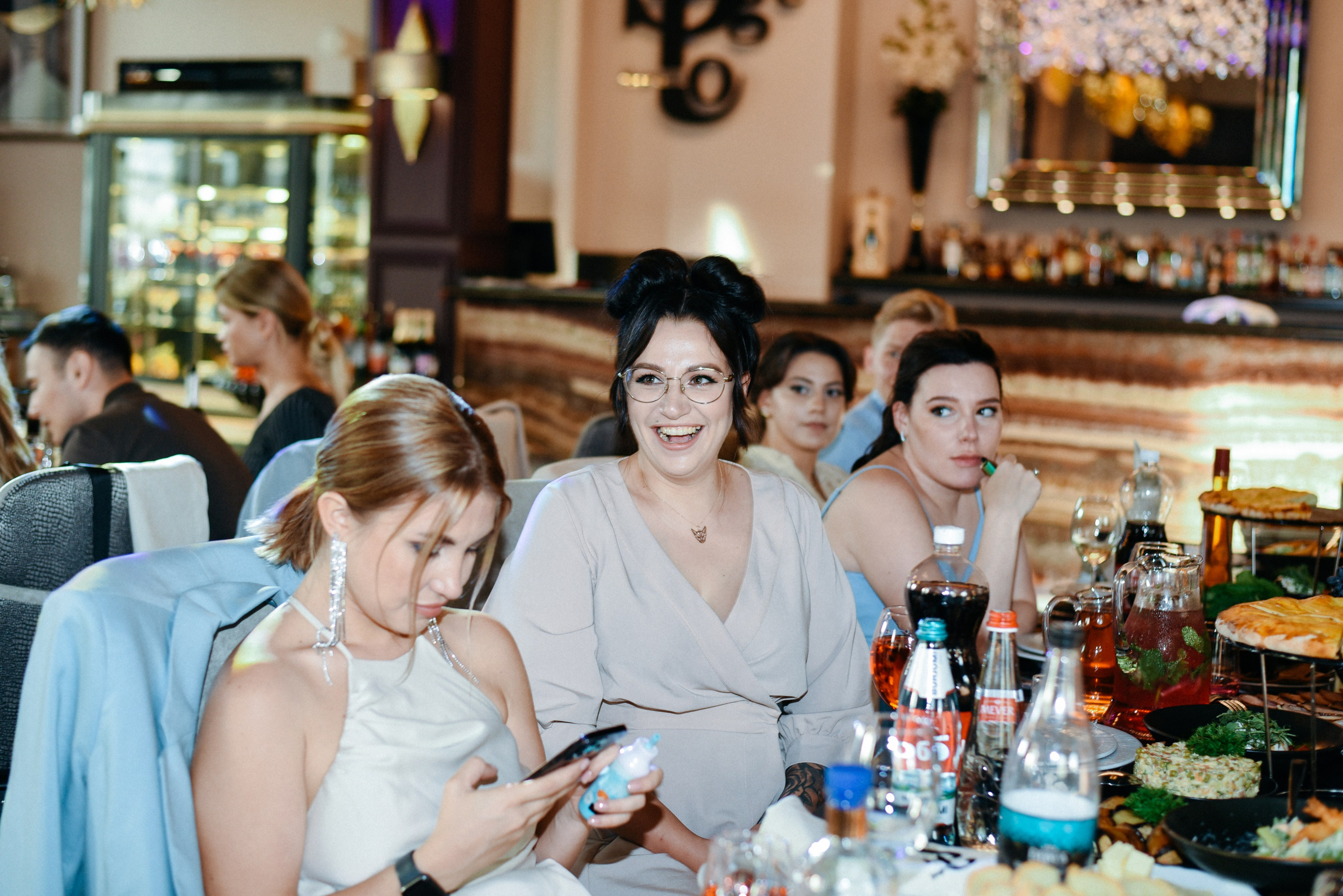 Виктор и Ангелина Банкет на 100 гостей Ресторан Segreto. Фотограф Лола Волна, город Москва