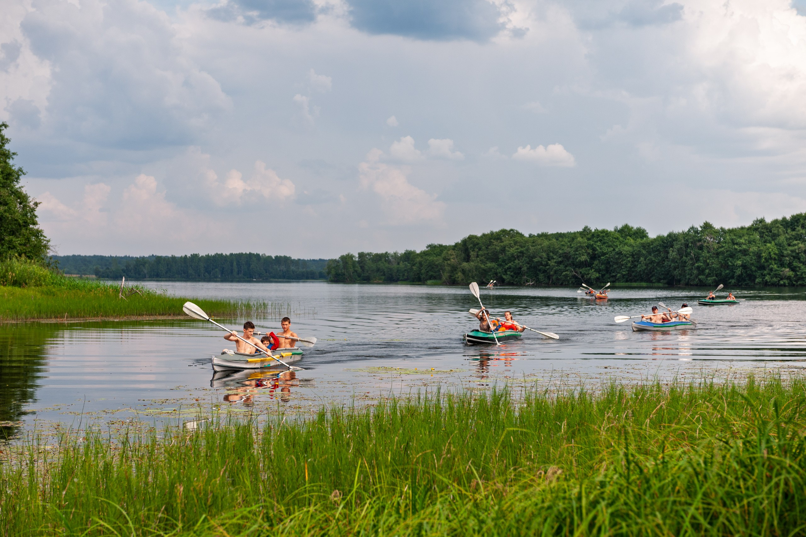 Летние тренировочные боры Школы Боевых Искусств «МОН», Валдай 2011 г. Валдайская кругосветка, байдарки