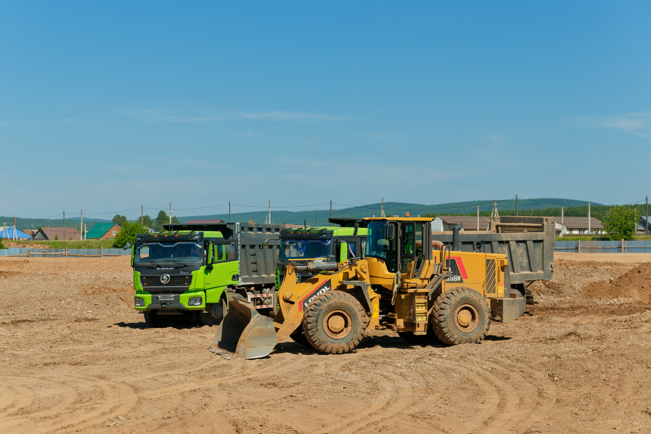 Строящиеся объекты в посёлке Жигалова. Свадебный фотограф Иркутск, репортажный фотограф Иркутск