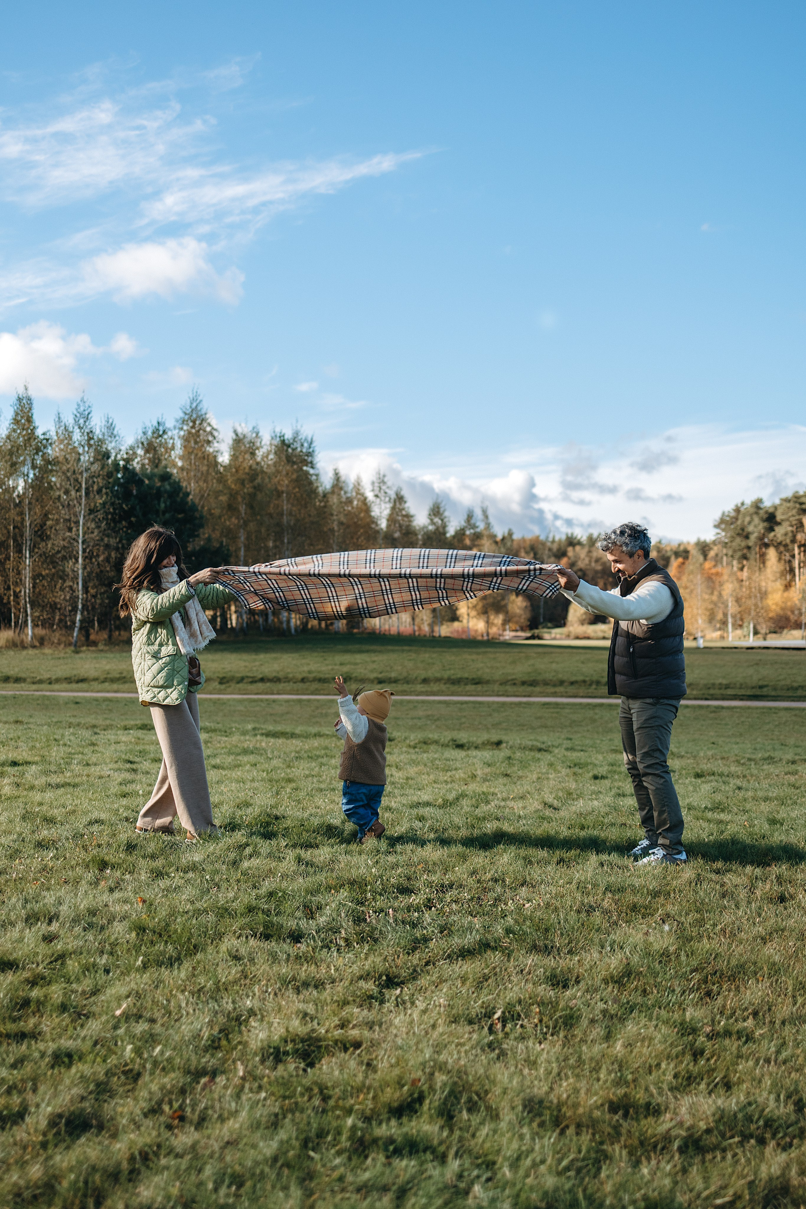 Осенняя семейная съемка. Фотограф Анималист в Москве Анастасия Жучкова