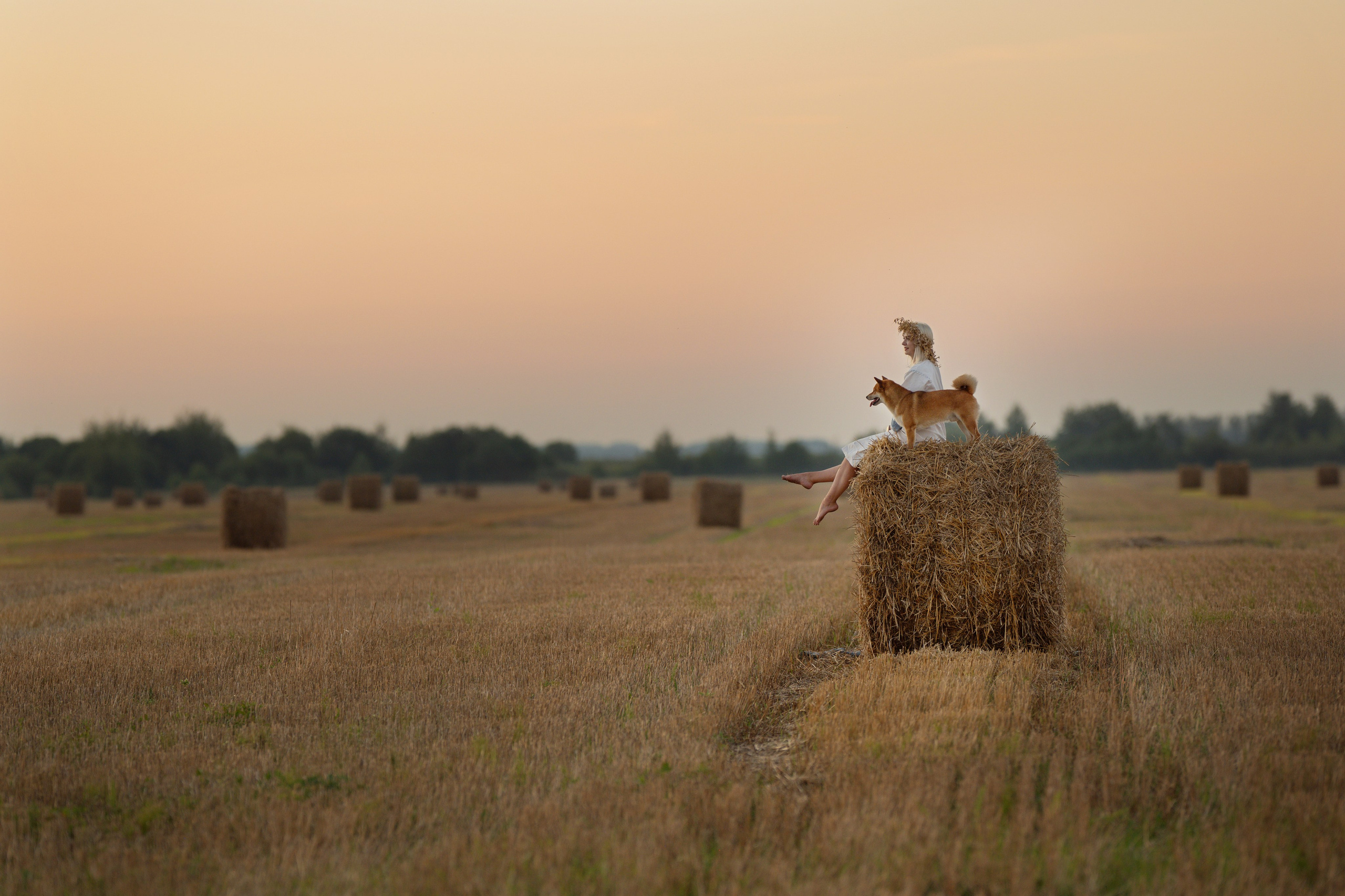 Прогулки на природе. -