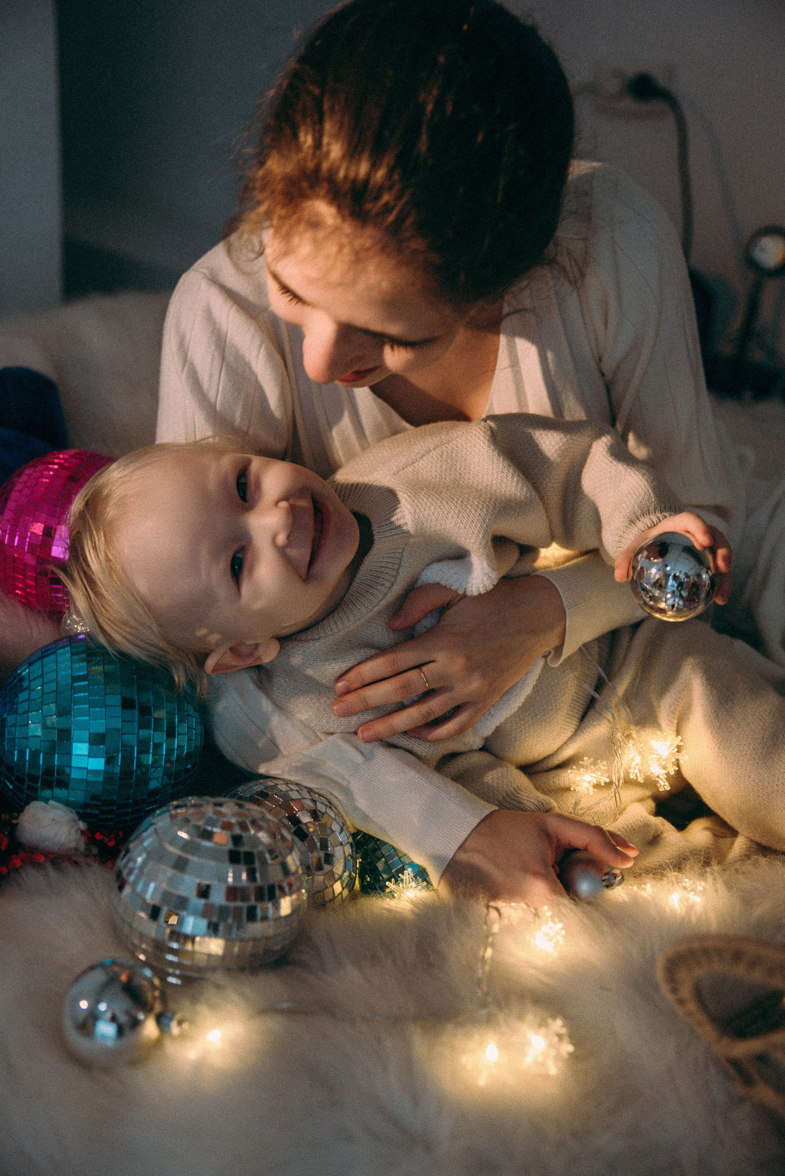 Новогодняя гирлянда, огоньки 