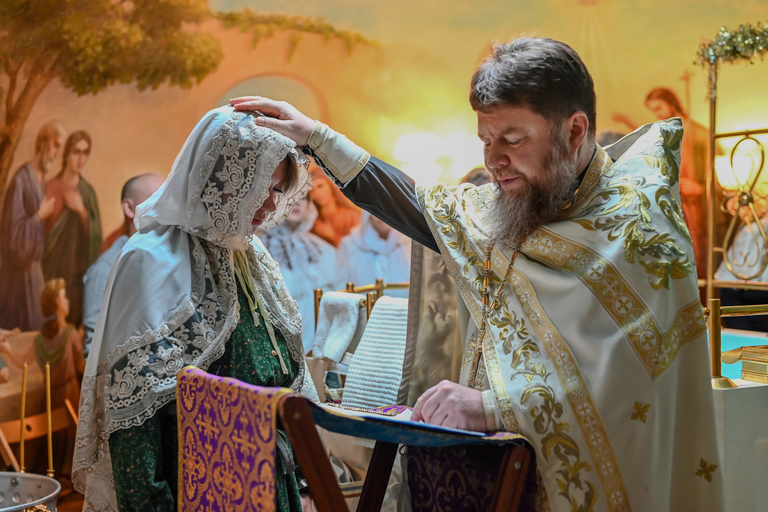 Крещение Совхоз Ленина. Семейный и детский фотограф Москва