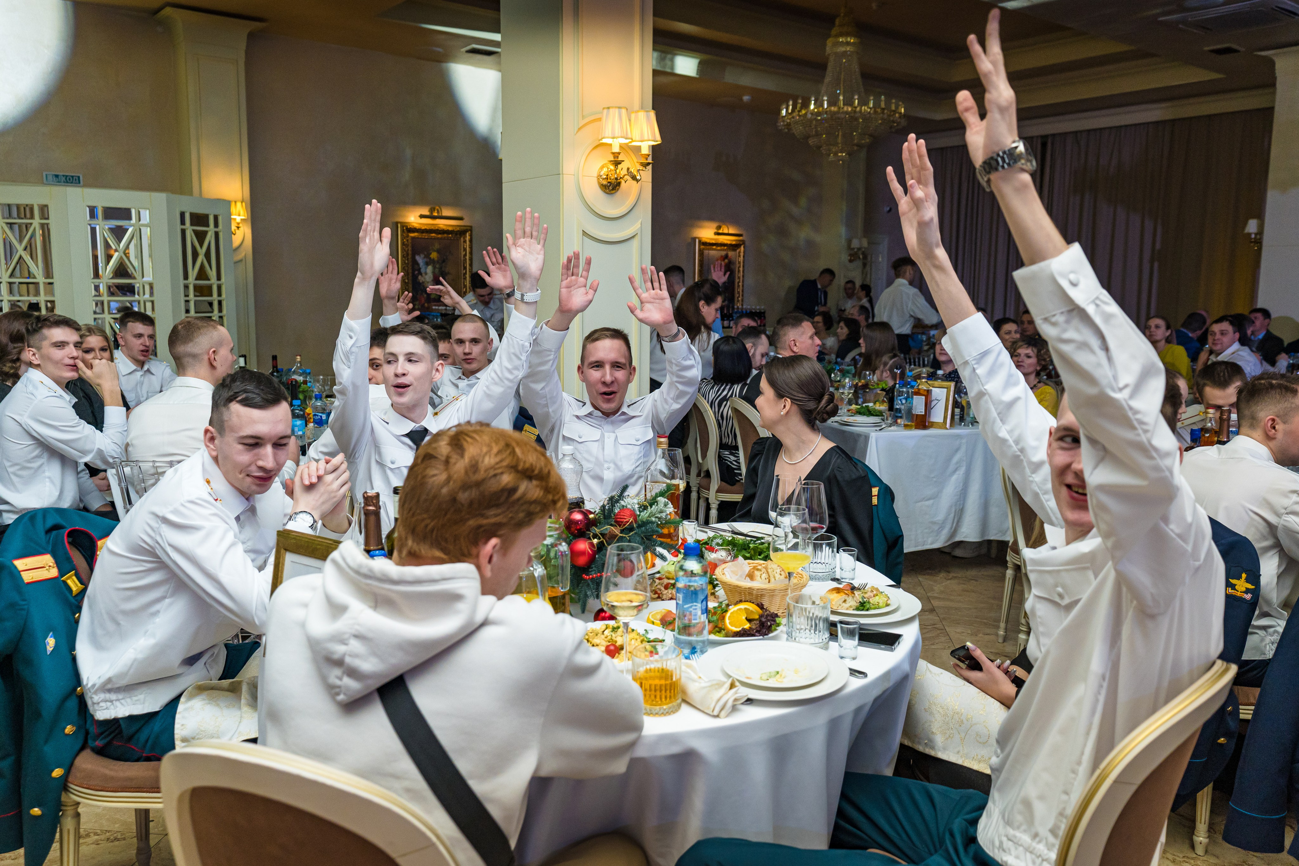 Фотосъемка выпуска военной академии и вручение дипломов