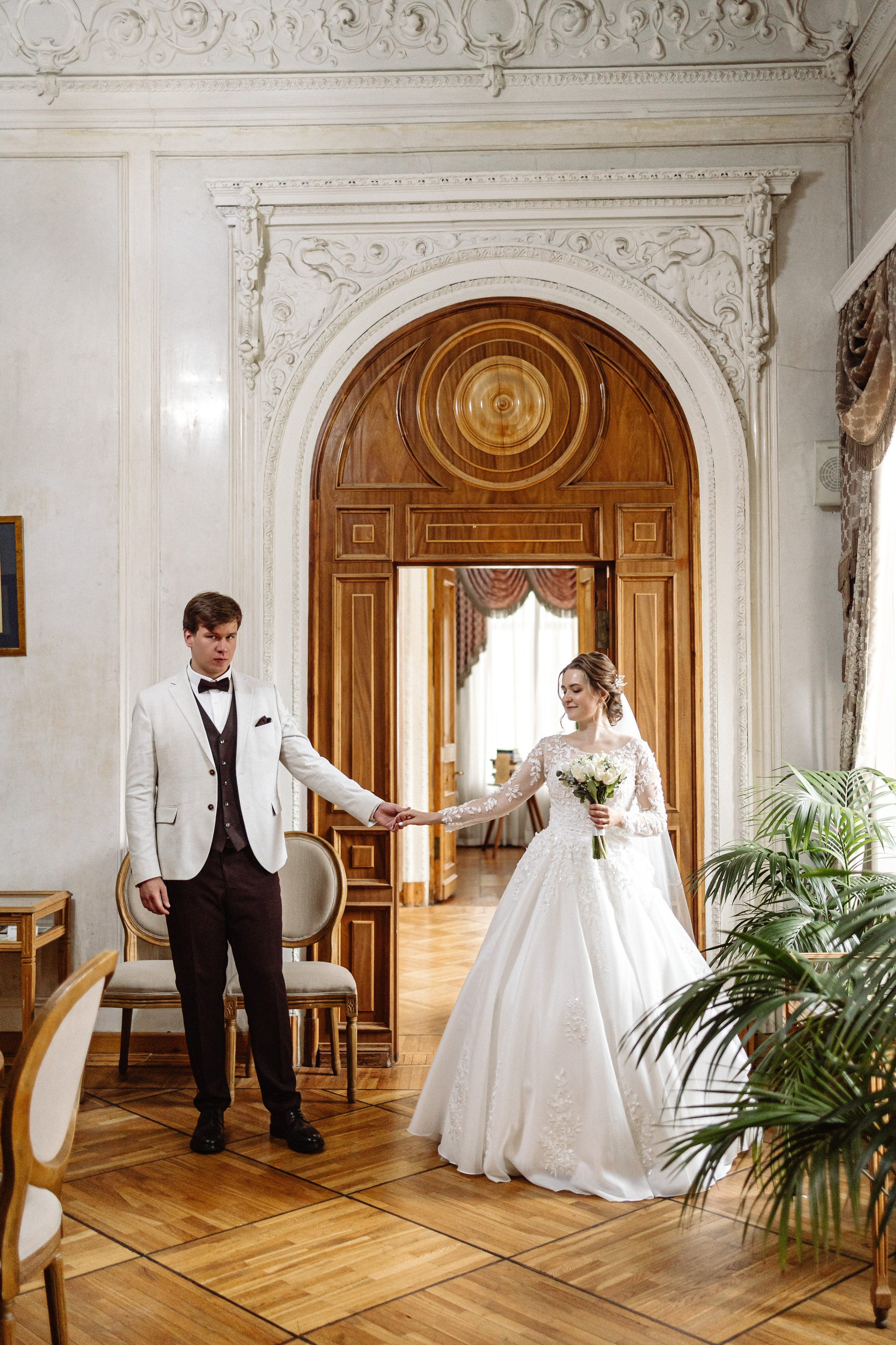 Библиотека имени Пушкина. Свадебный фотограф Маргарита Глумскова