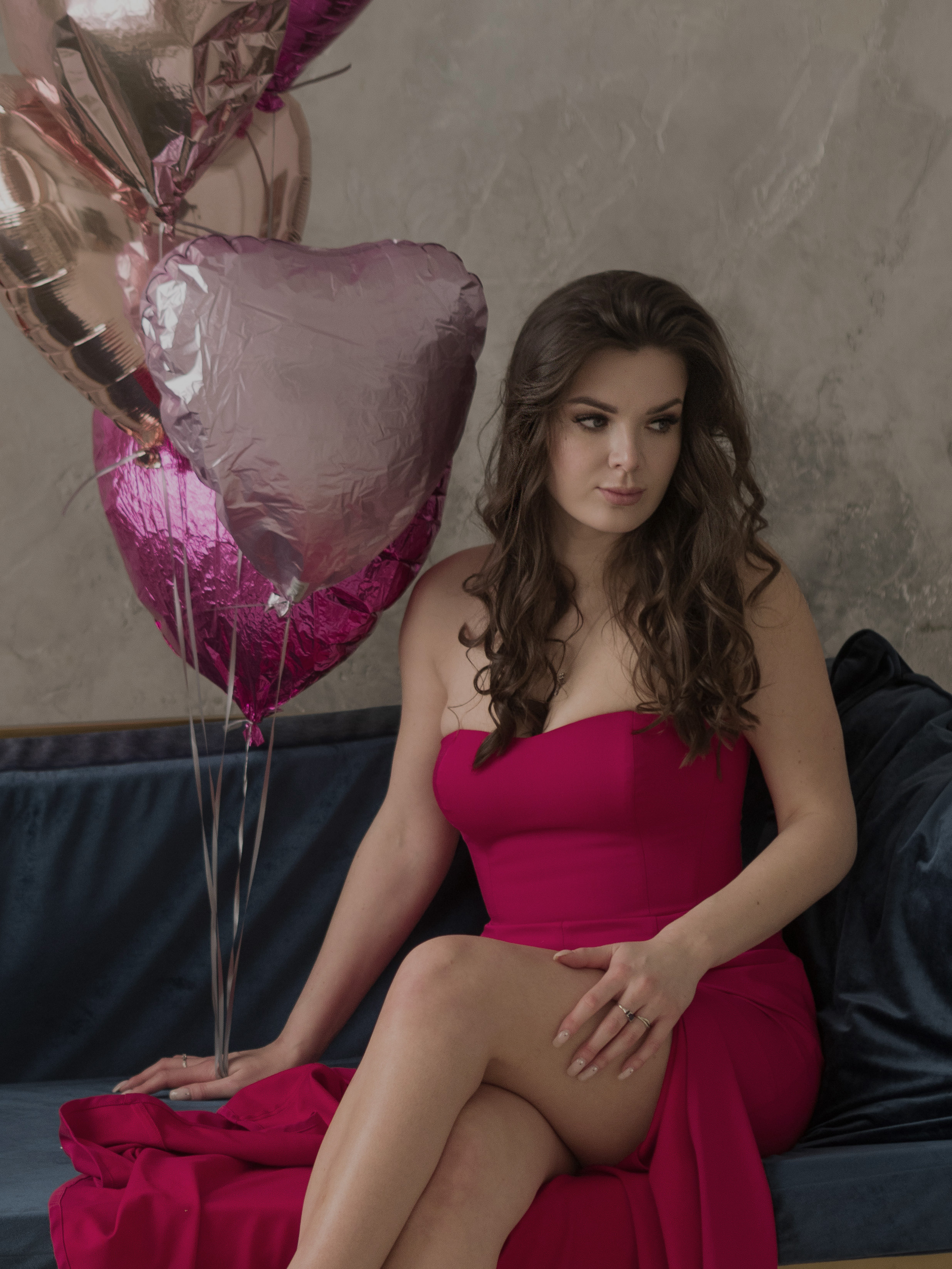 Женский портрет в студии. Семейный видеограф и фотограф