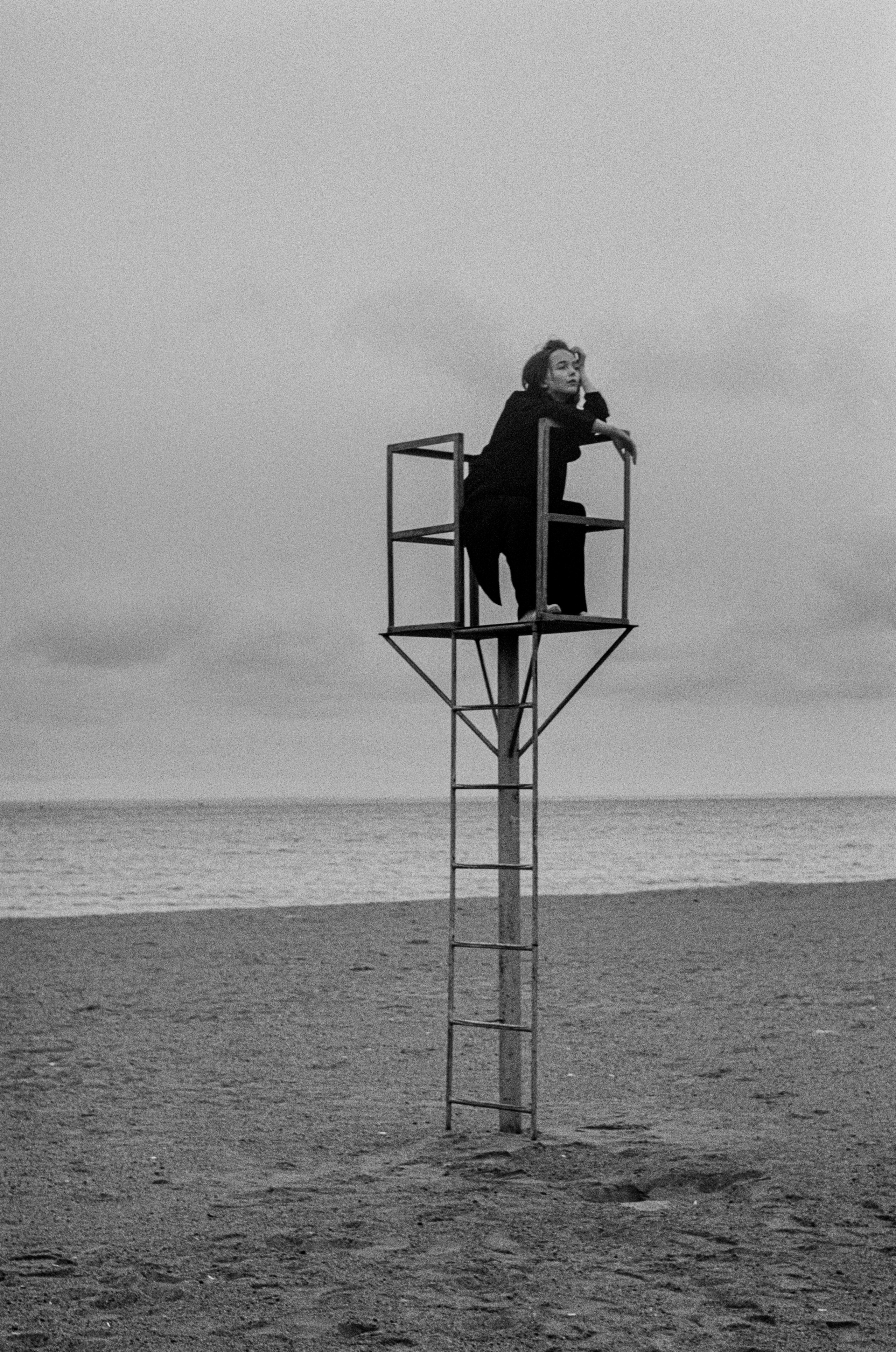 Фотосессия на Финском Заливе в Санкт-петербурге. Фото на пленку. Ч/б пленка