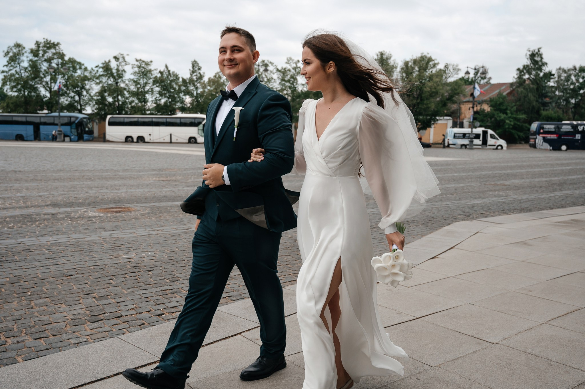 Приезжие молодожены. Свадебный и семейный фотограф из Санкт-Петербурга Климов Анатолий