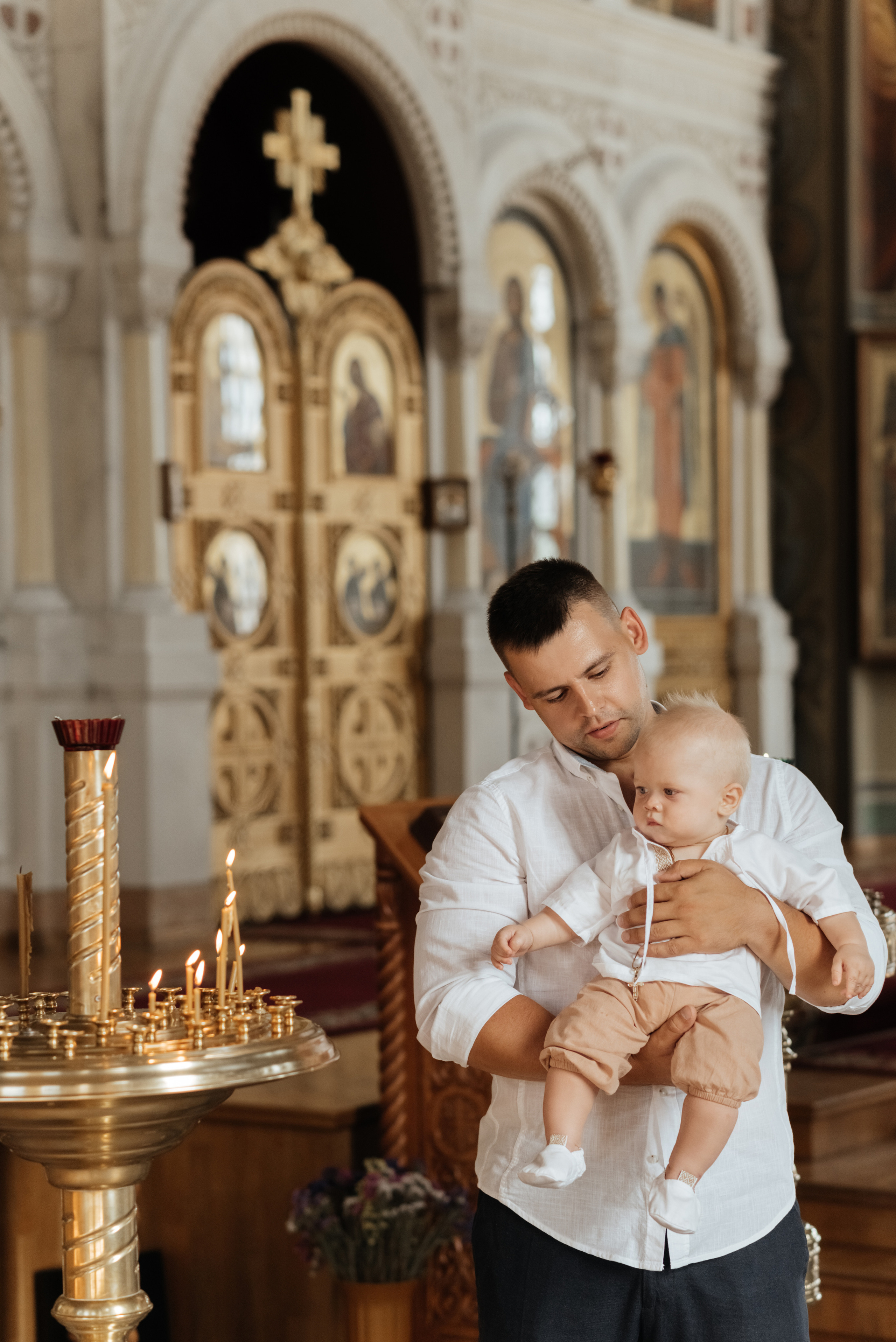 Таинство крещения Павла. Фотограф Елена Кучук