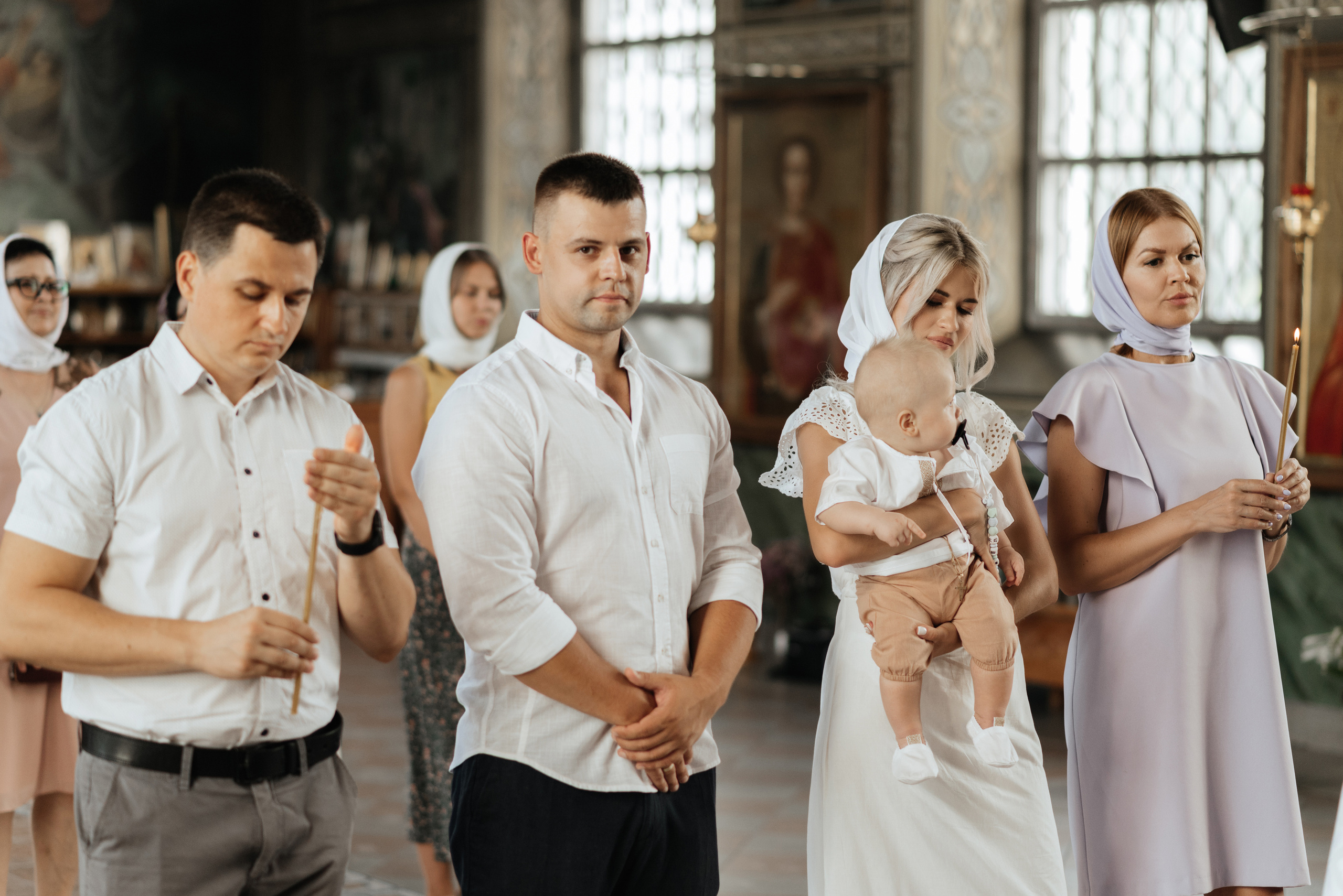 Таинство крещения Павла. Фотограф Елена Кучук