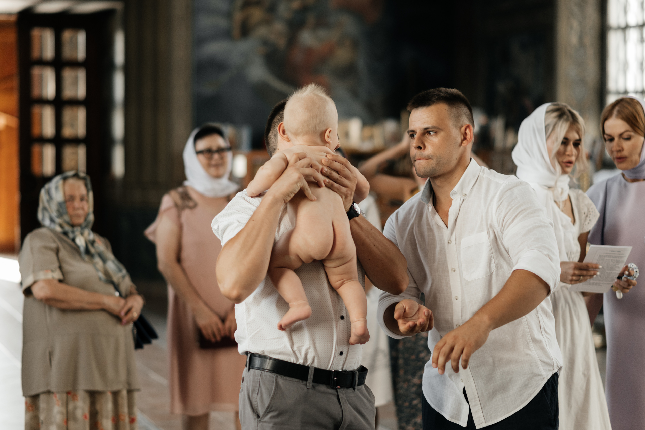 Таинство крещения Павла. Фотограф Елена Кучук