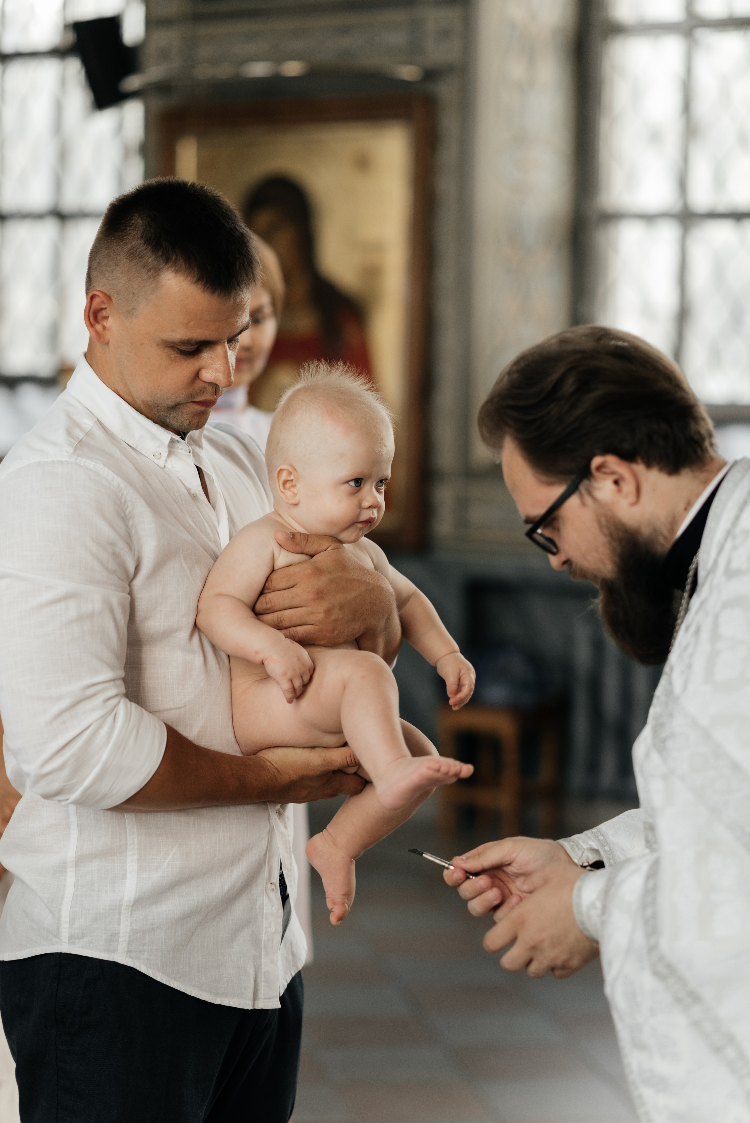 Таинство крещения Павла. Фотограф Елена Кучук