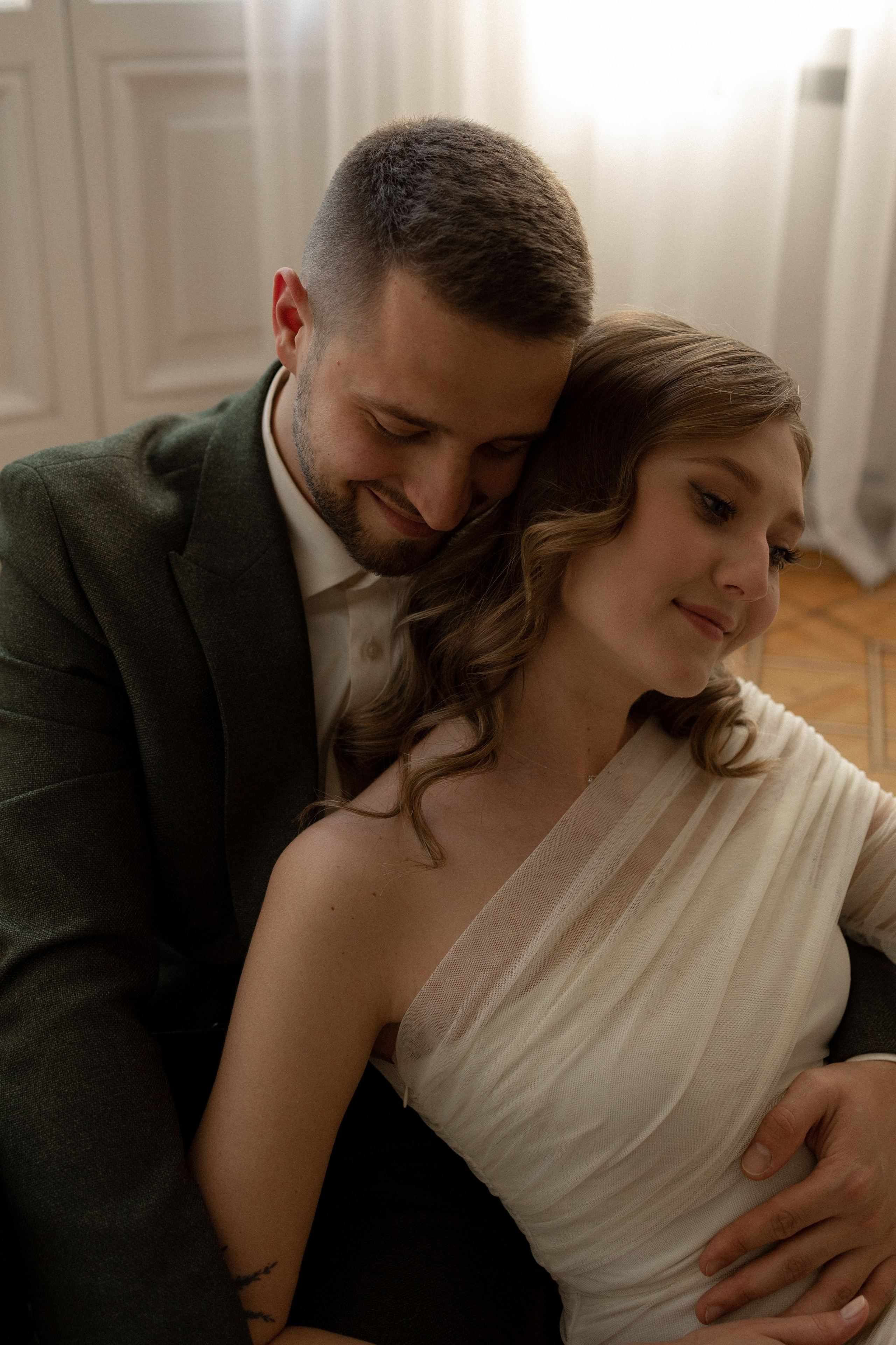 Свадебная фотосессия в студии/отеле. Фотограф в Санкт-Петербурге Шевченко Наталья